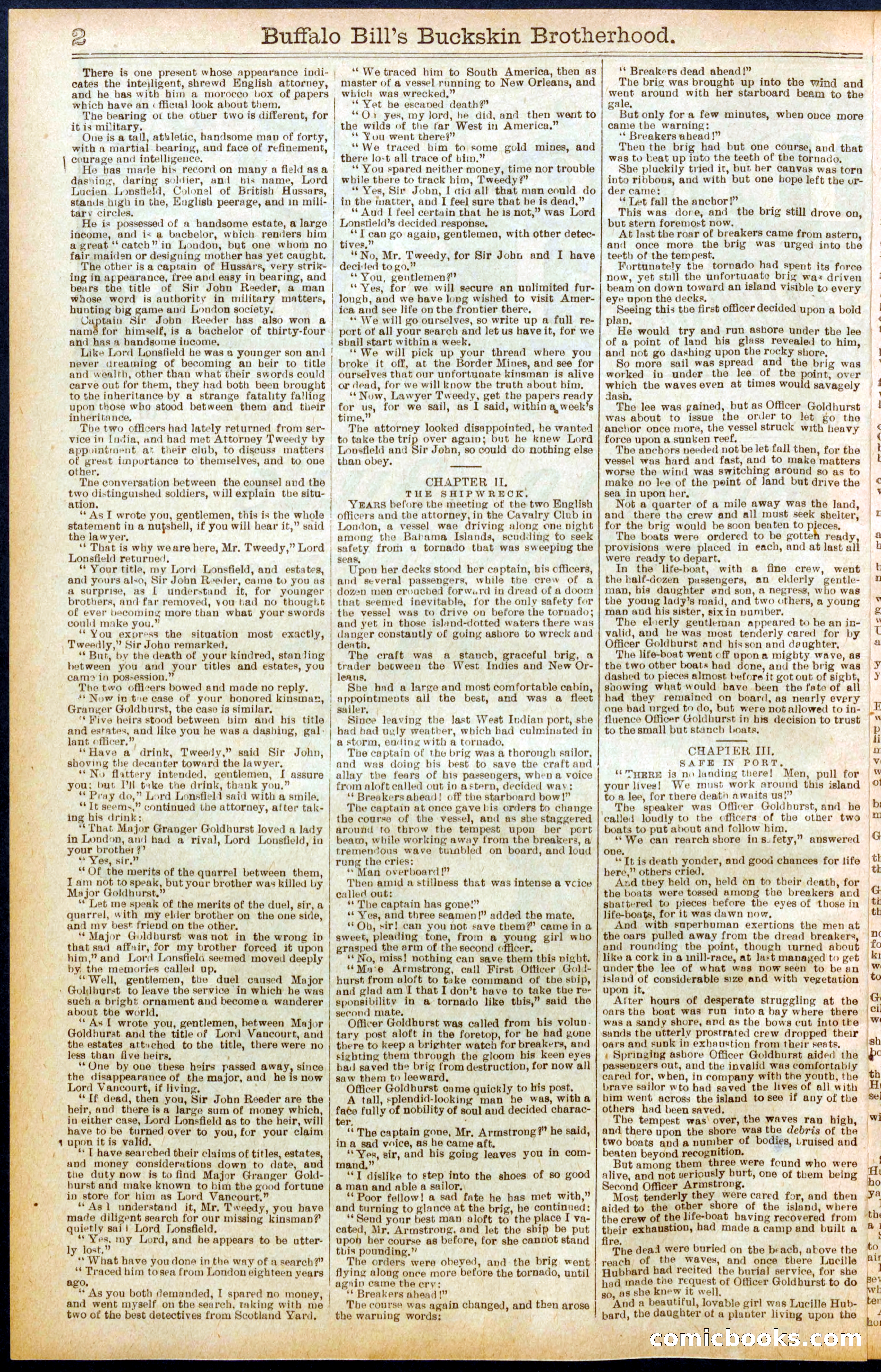 Beadle's Dime Library No. 697 — page 2 of 32