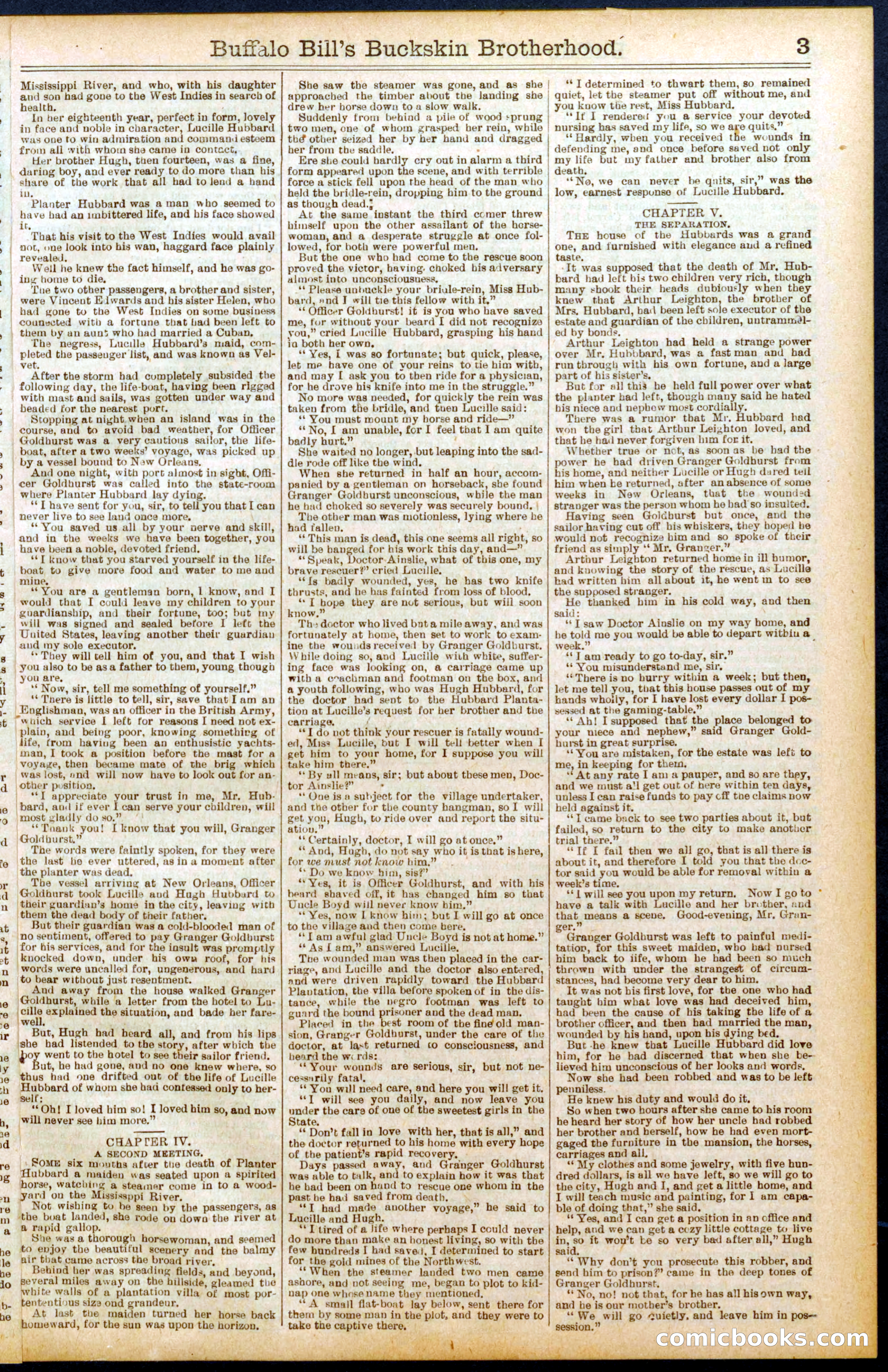 Beadle's Dime Library No. 697 — page 3 of 32