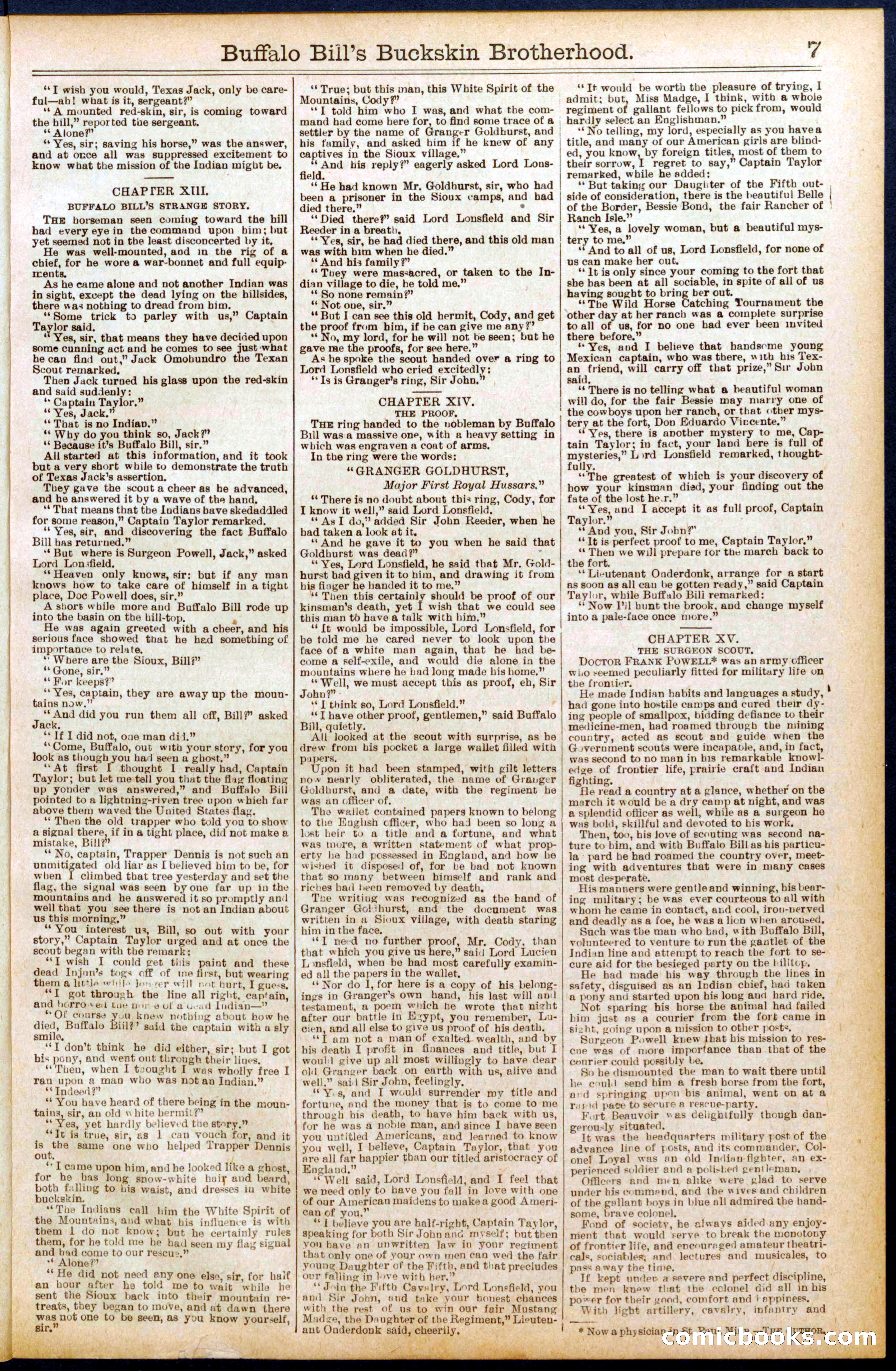 Beadle's Dime Library No. 697 — page 7 of 32