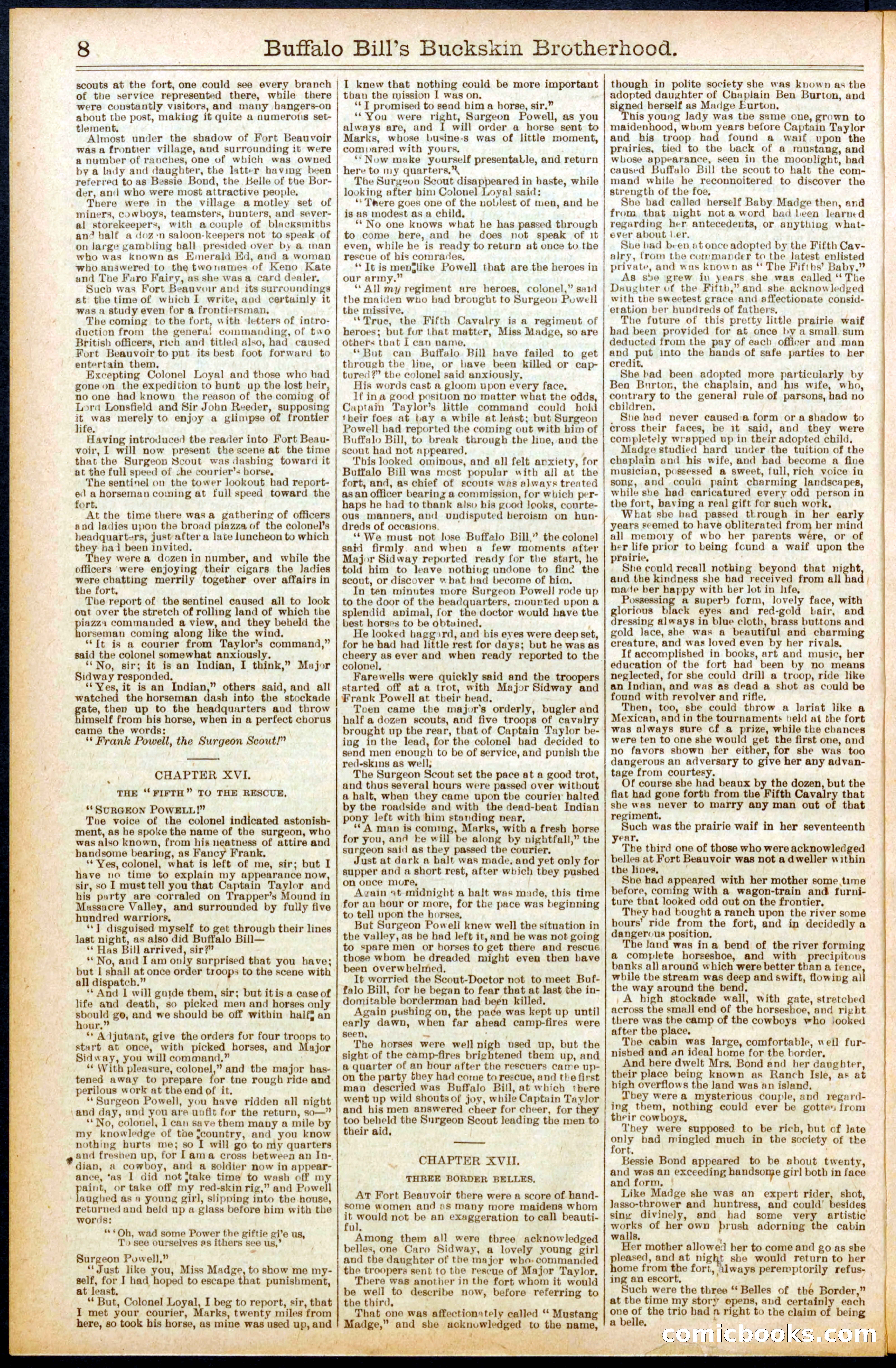 Beadle's Dime Library No. 697 — page 8 of 32