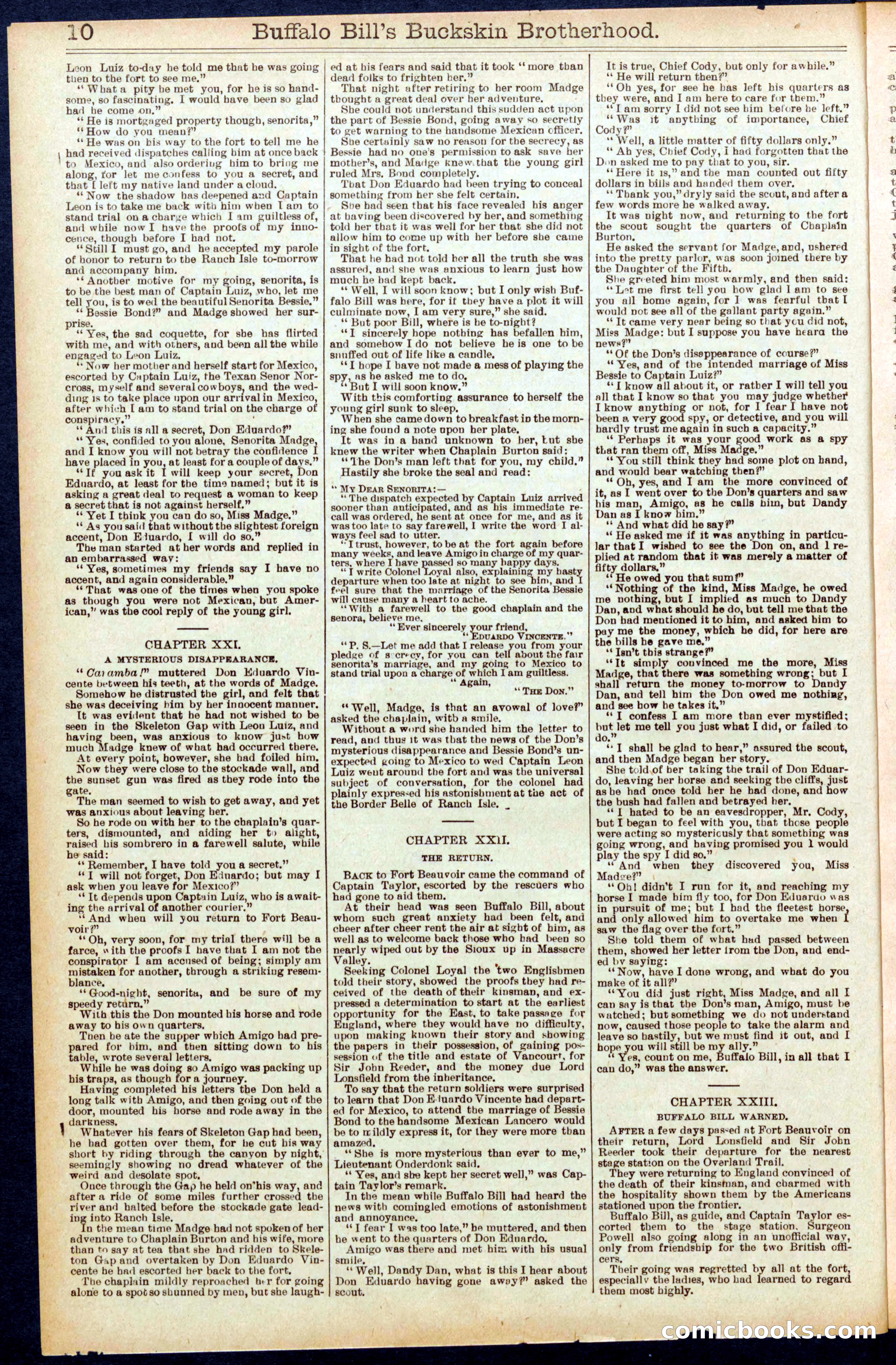 Beadle's Dime Library No. 697 — page 10 of 32