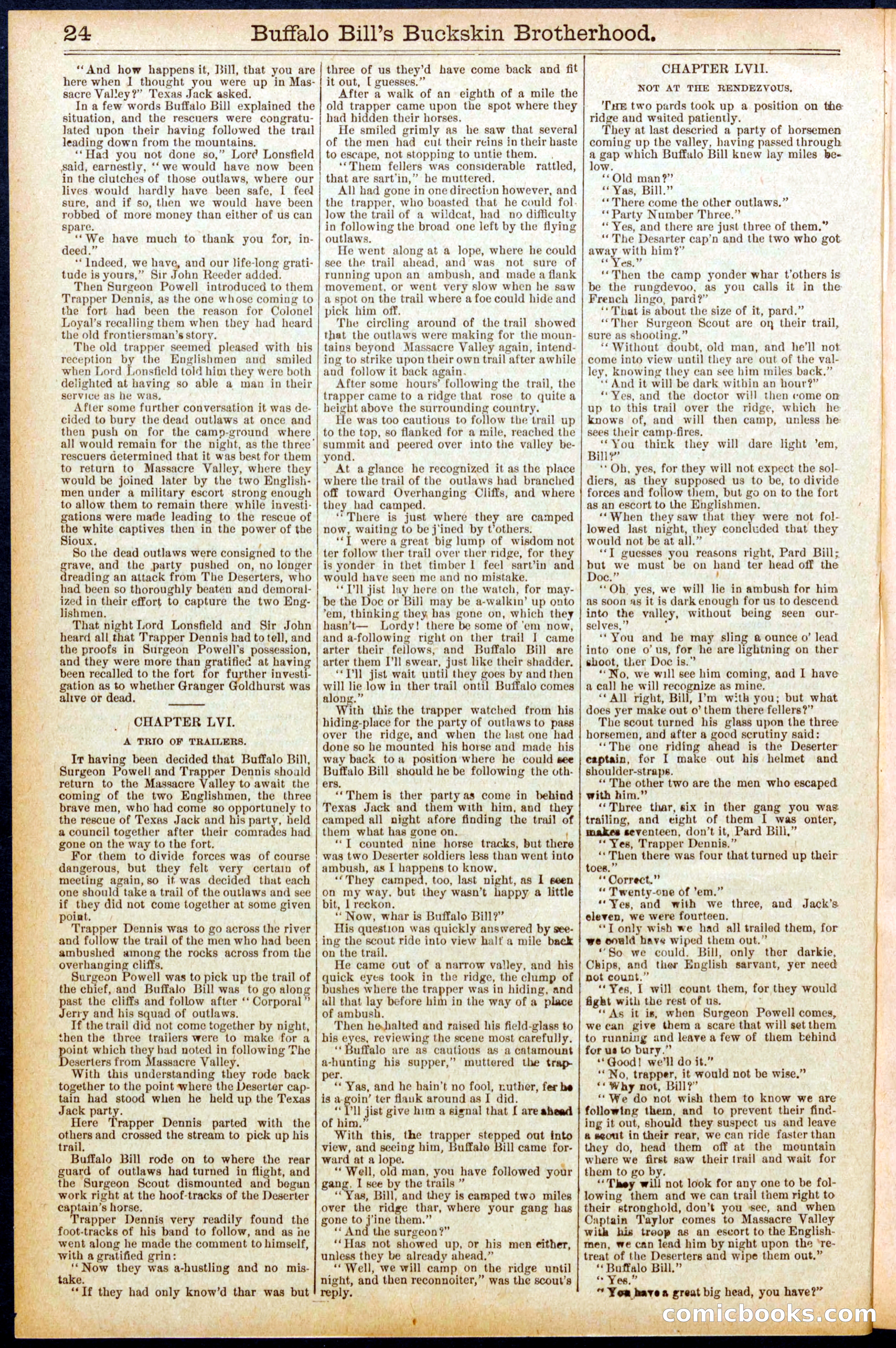 Beadle's Dime Library No. 697 — page 24 of 32