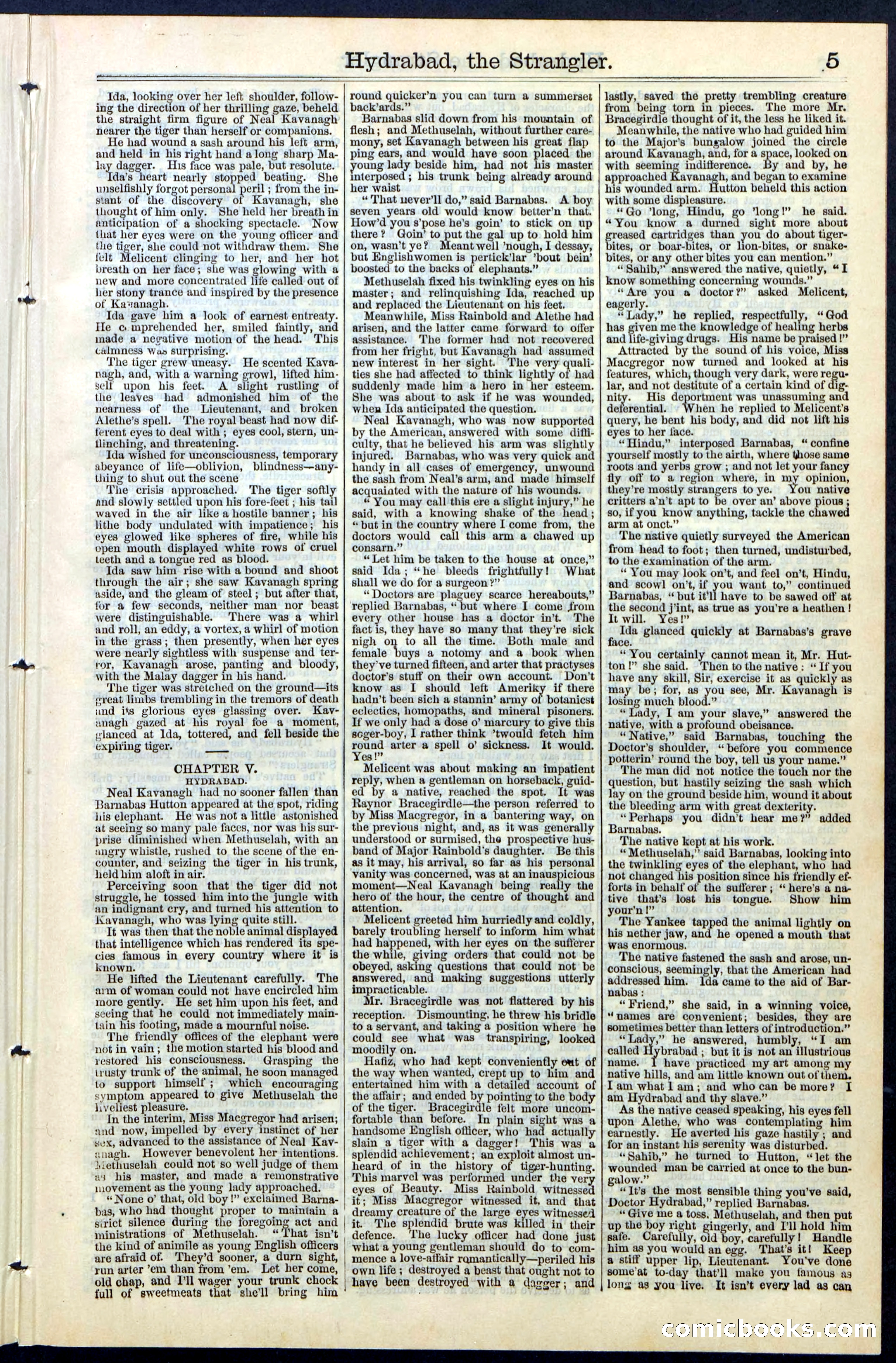 Beadle's New York Dime Library, No. 70 — page 5 of 32