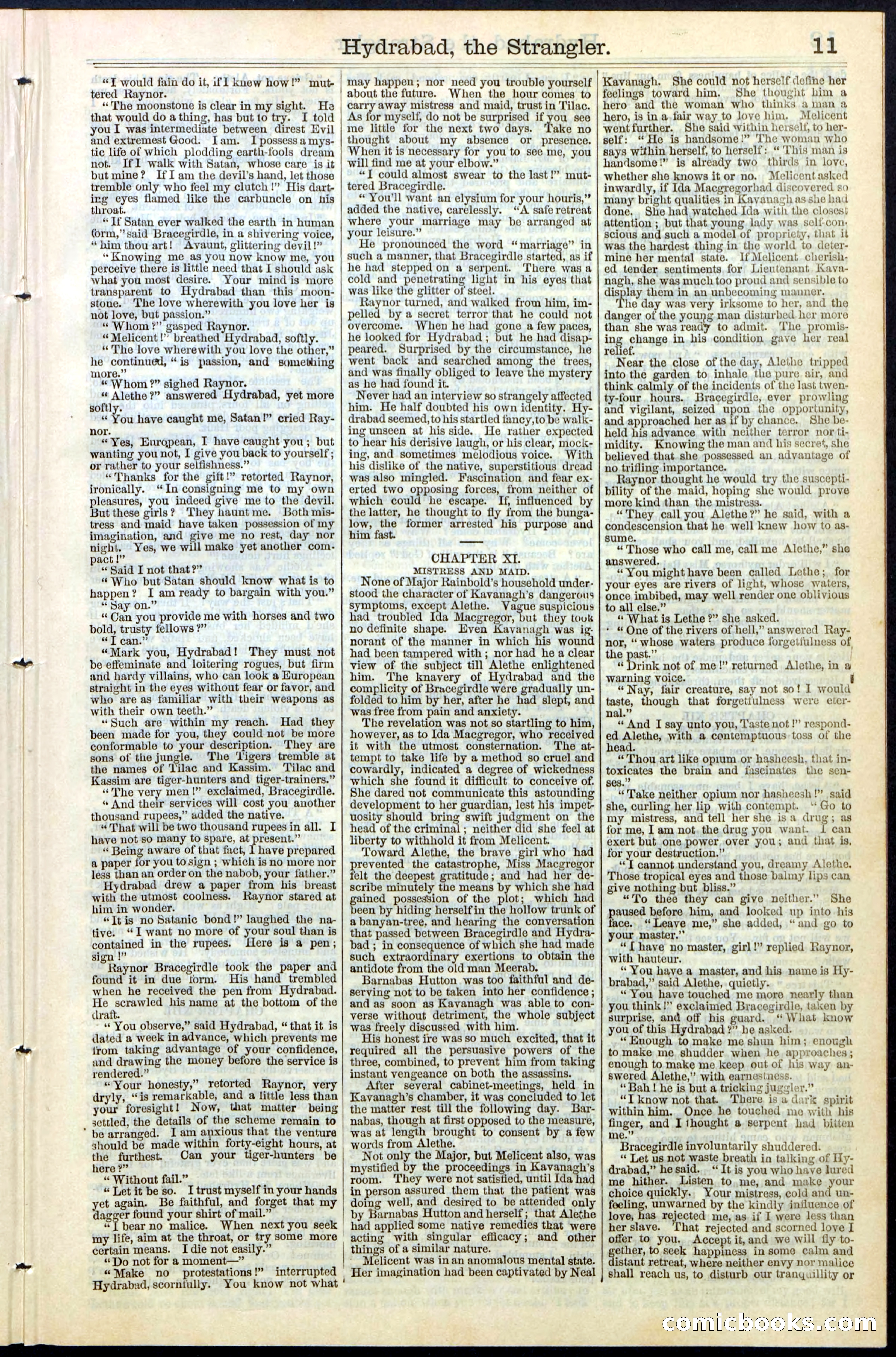 Beadle's New York Dime Library, No. 70 — page 11 of 32