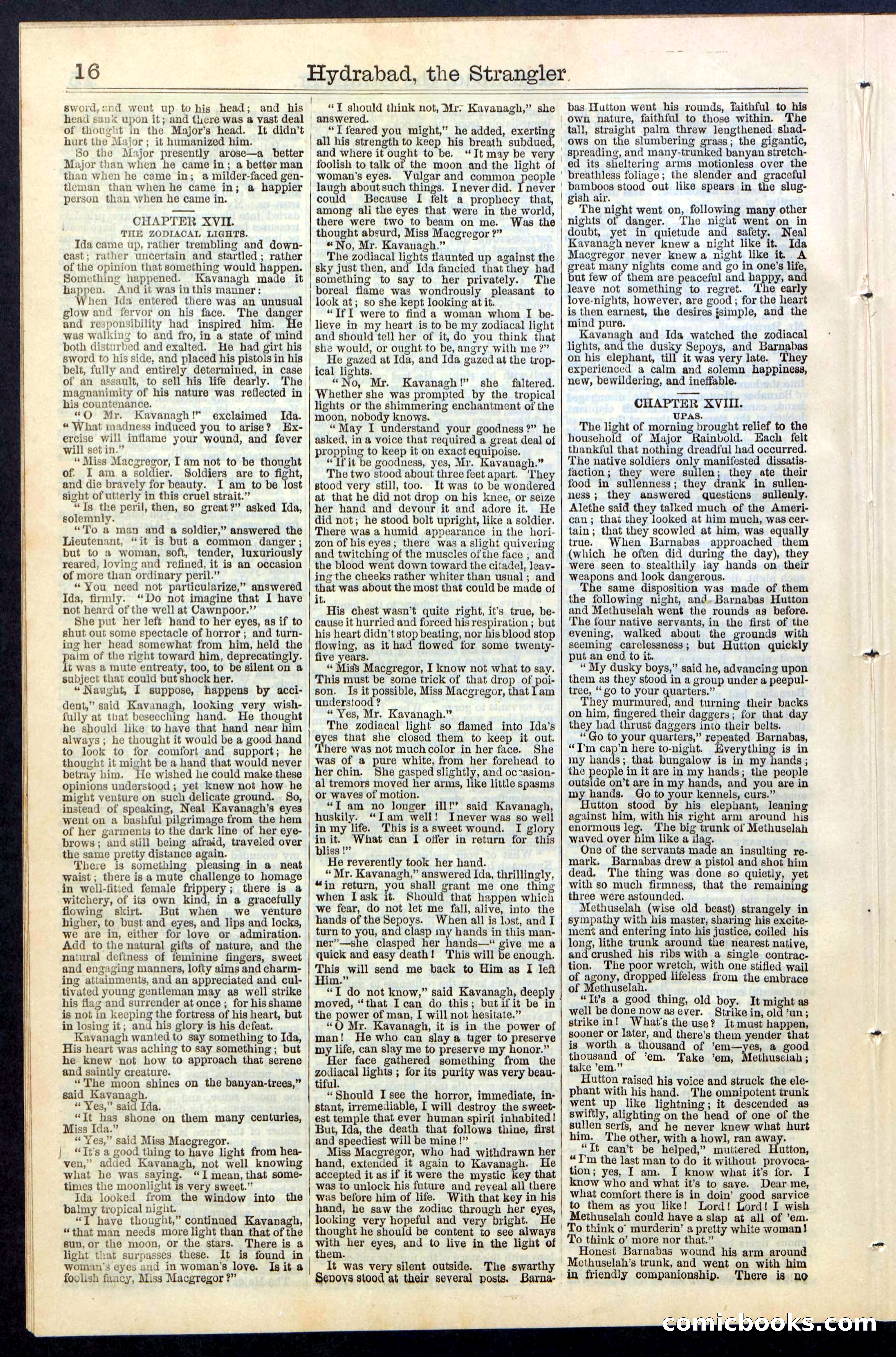 Beadle's New York Dime Library, No. 70 — page 16 of 32