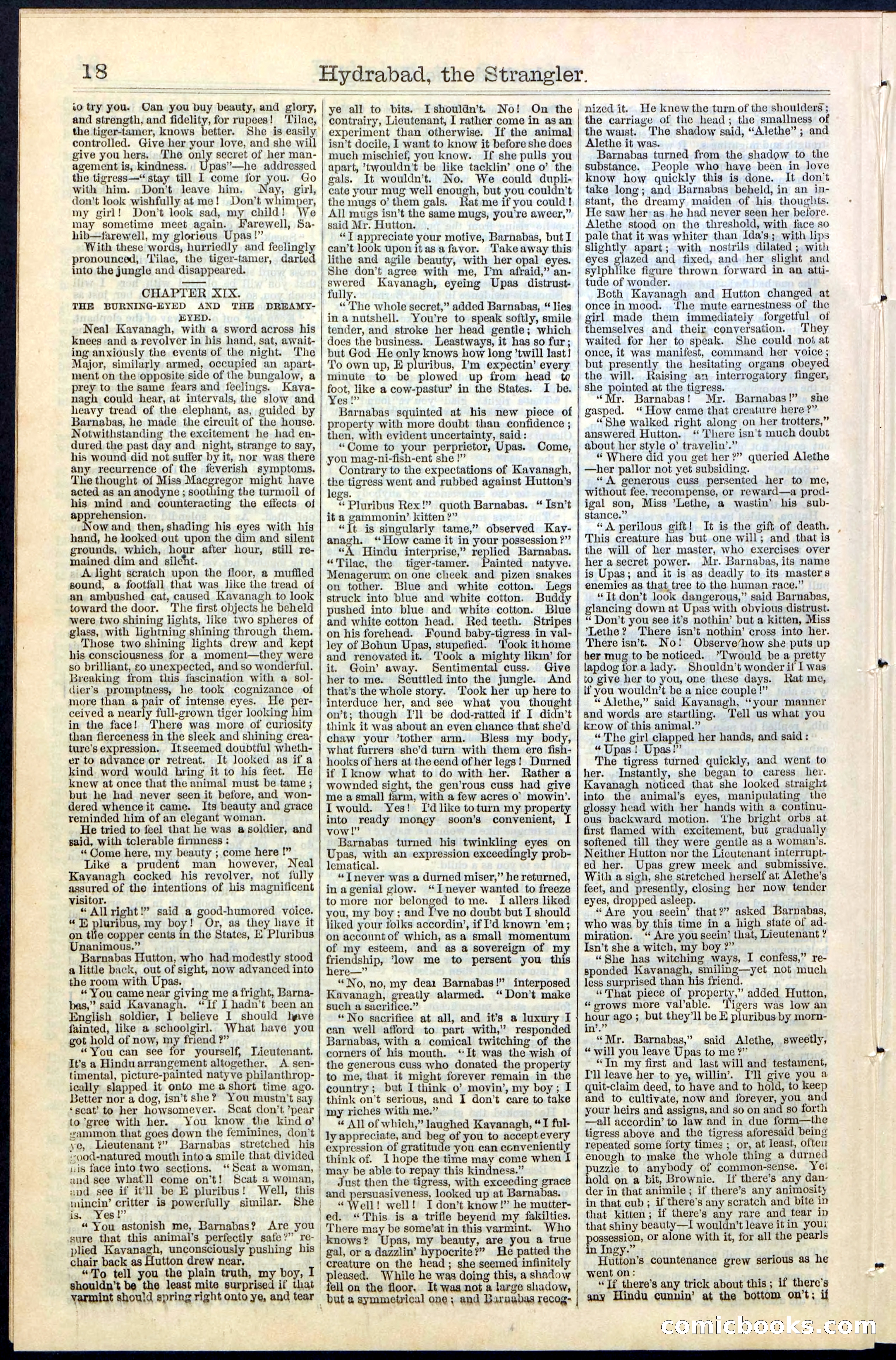 Beadle's New York Dime Library, No. 70 — page 18 of 32