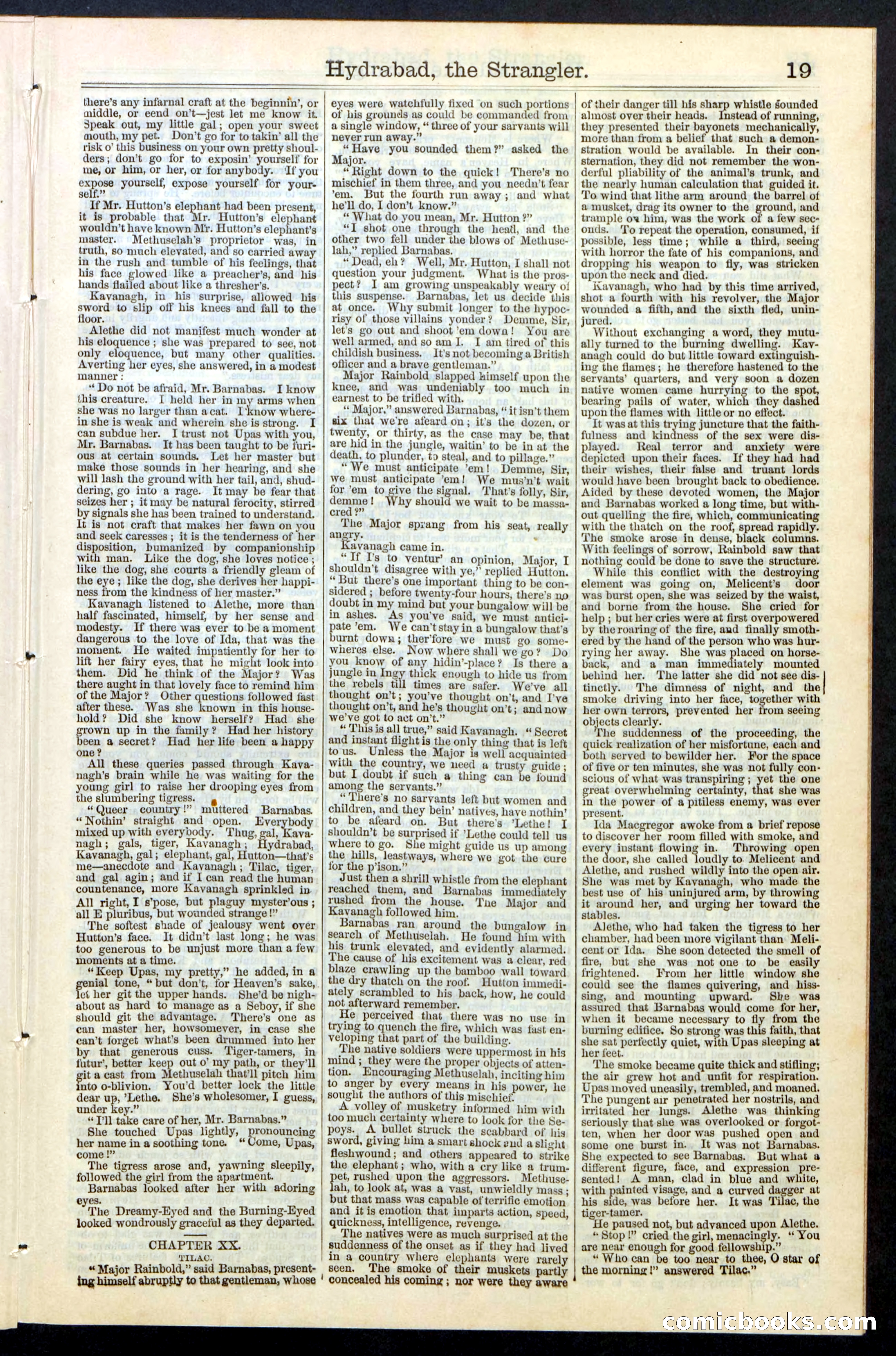 Beadle's New York Dime Library, No. 70 — page 19 of 32