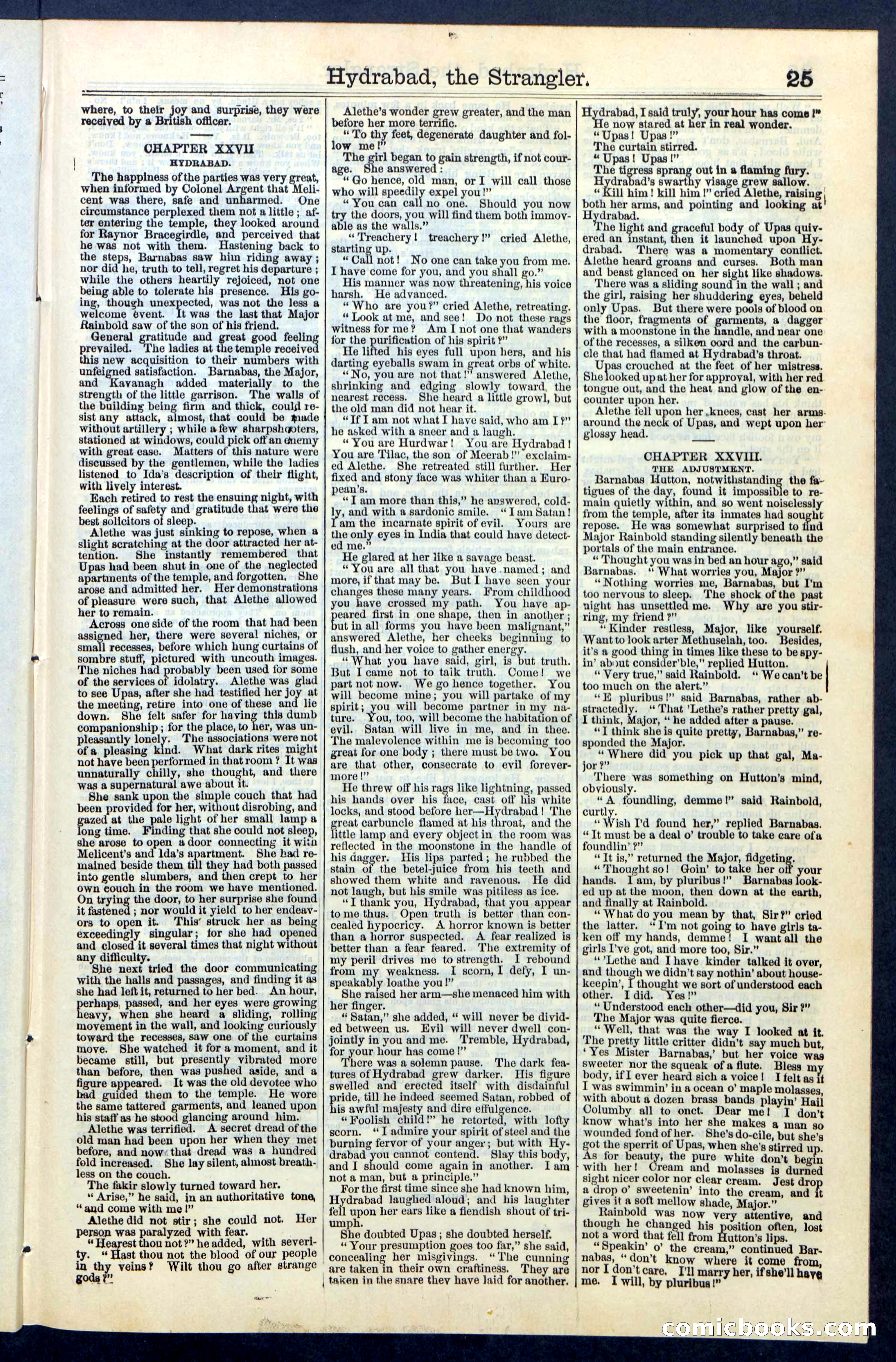 Beadle's New York Dime Library, No. 70 — page 25 of 32