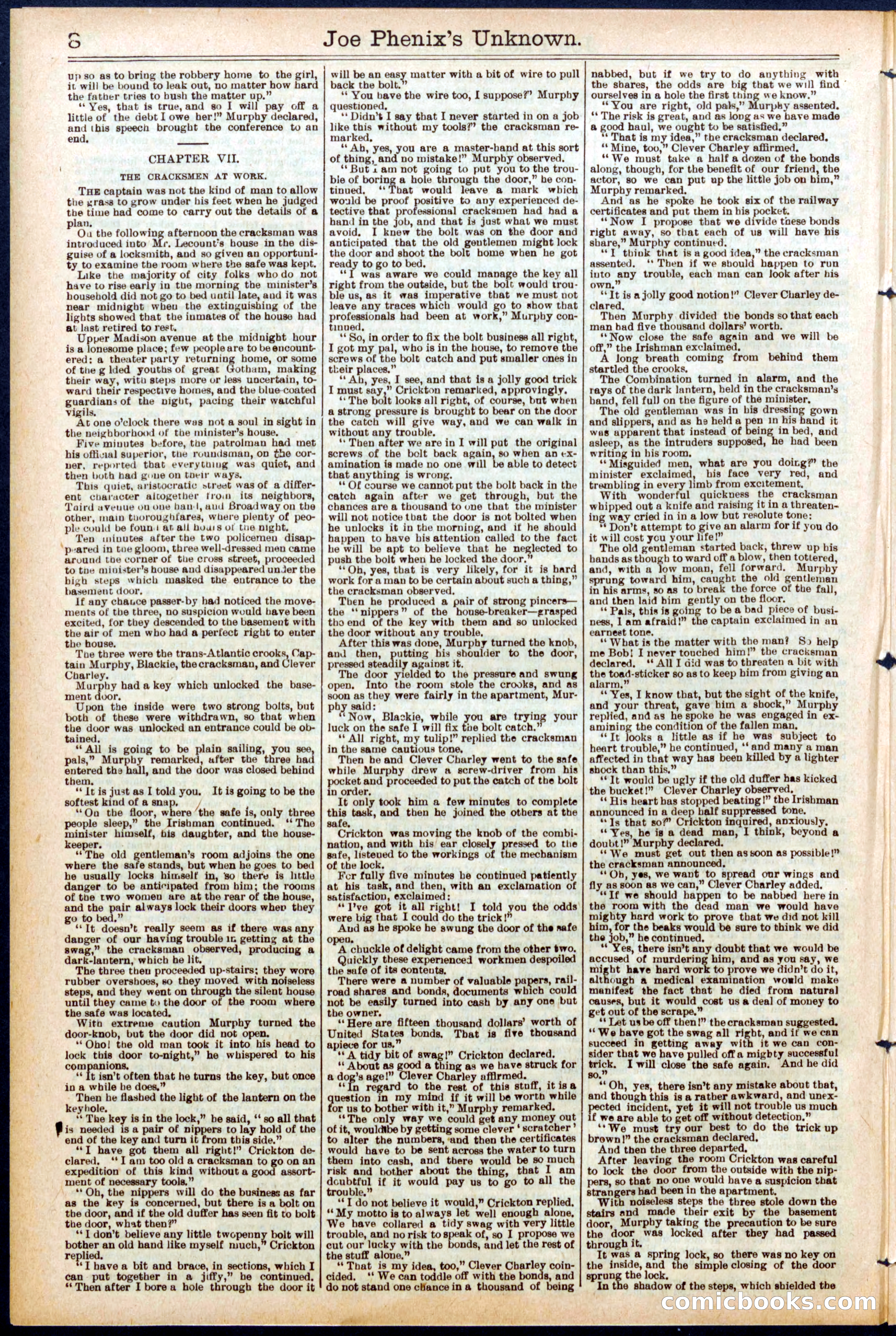 Beadle's Dime Library No. 700 — page 8 of 32