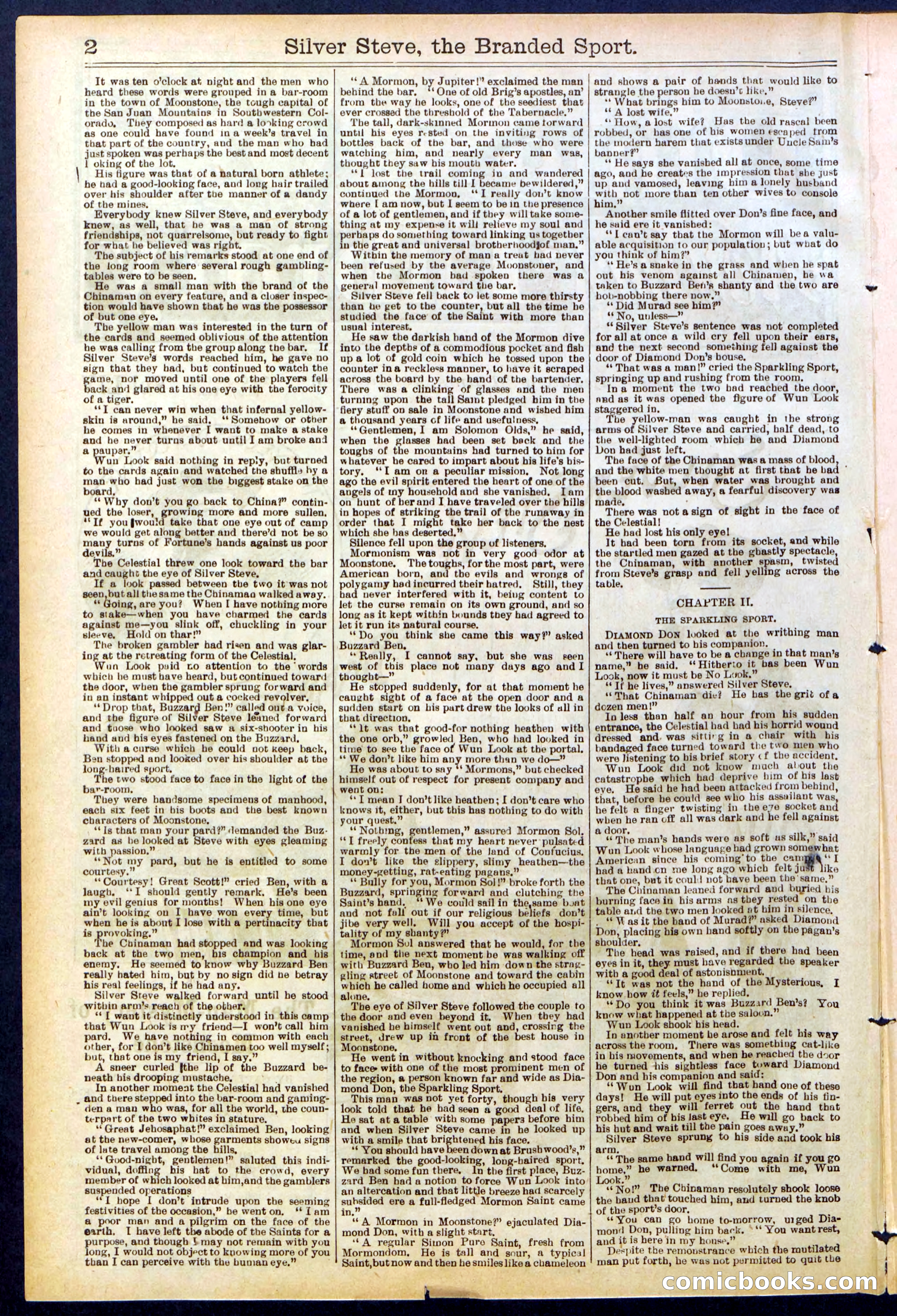 Beadle's New York Dime Library No. 701 — page 2 of 32