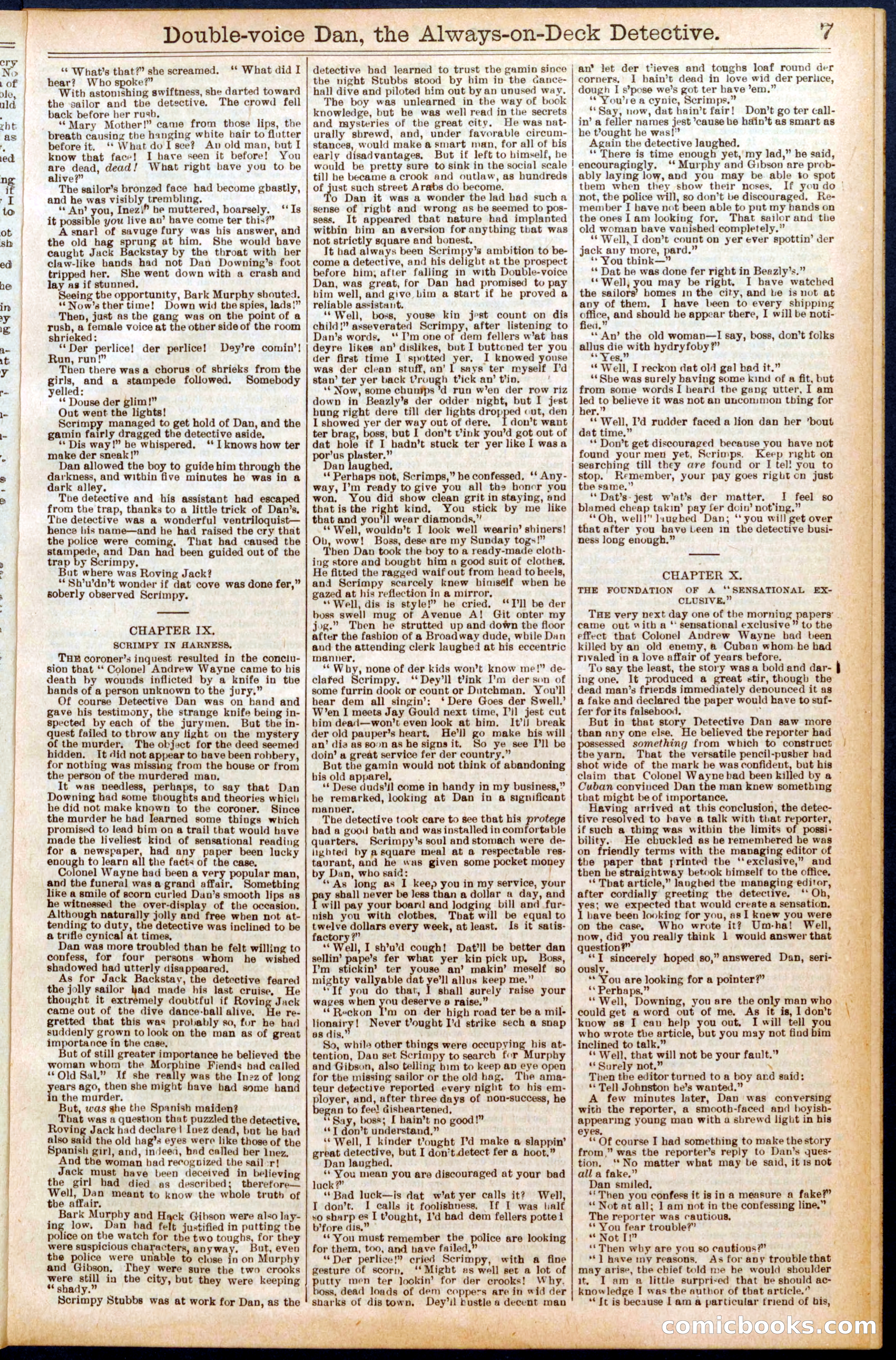 Beadle's New York Dime Library No. 702 — page 7 of 32