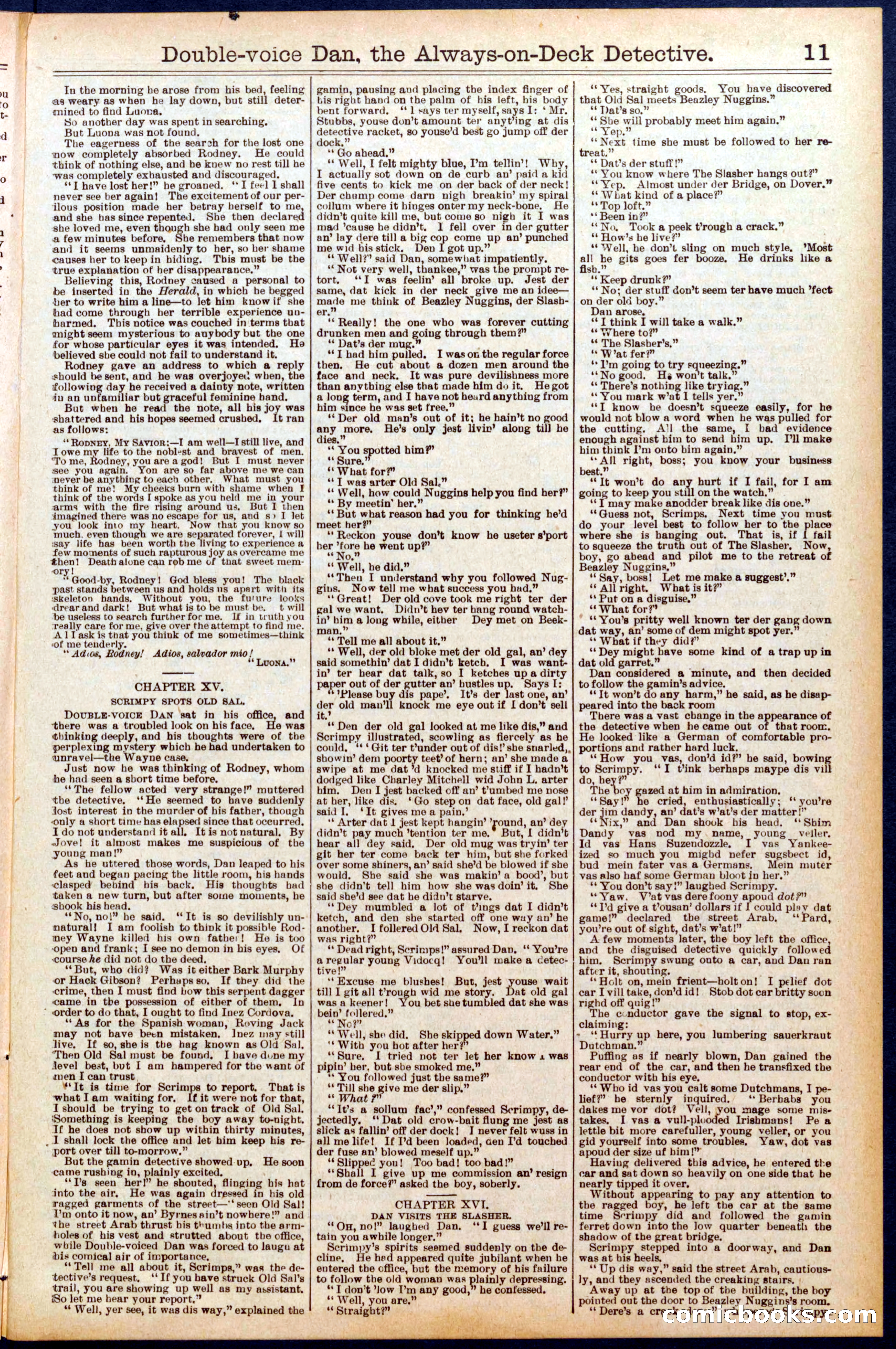 Beadle's New York Dime Library No. 702 — page 11 of 32
