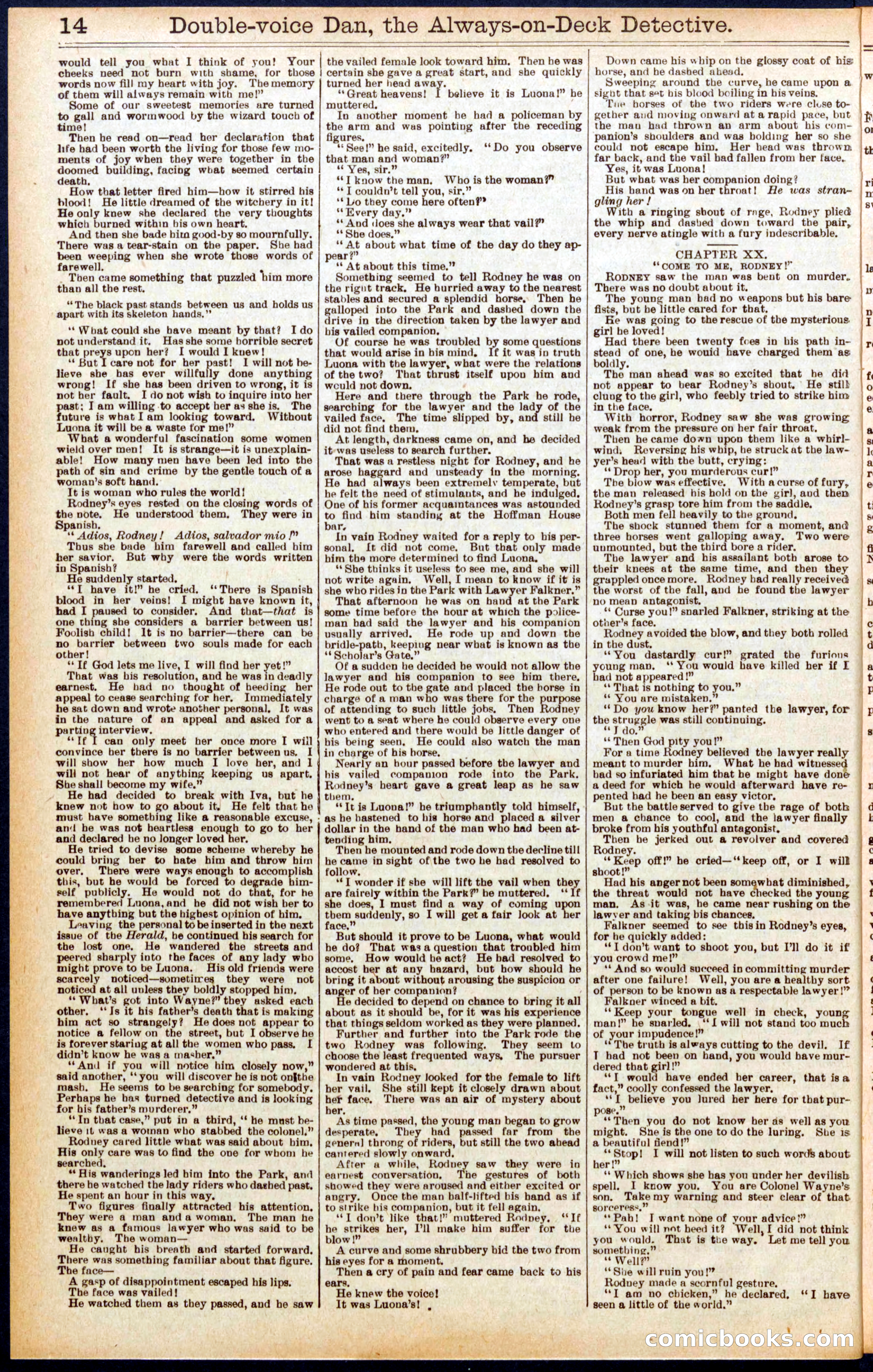Beadle's New York Dime Library No. 702 — page 14 of 32