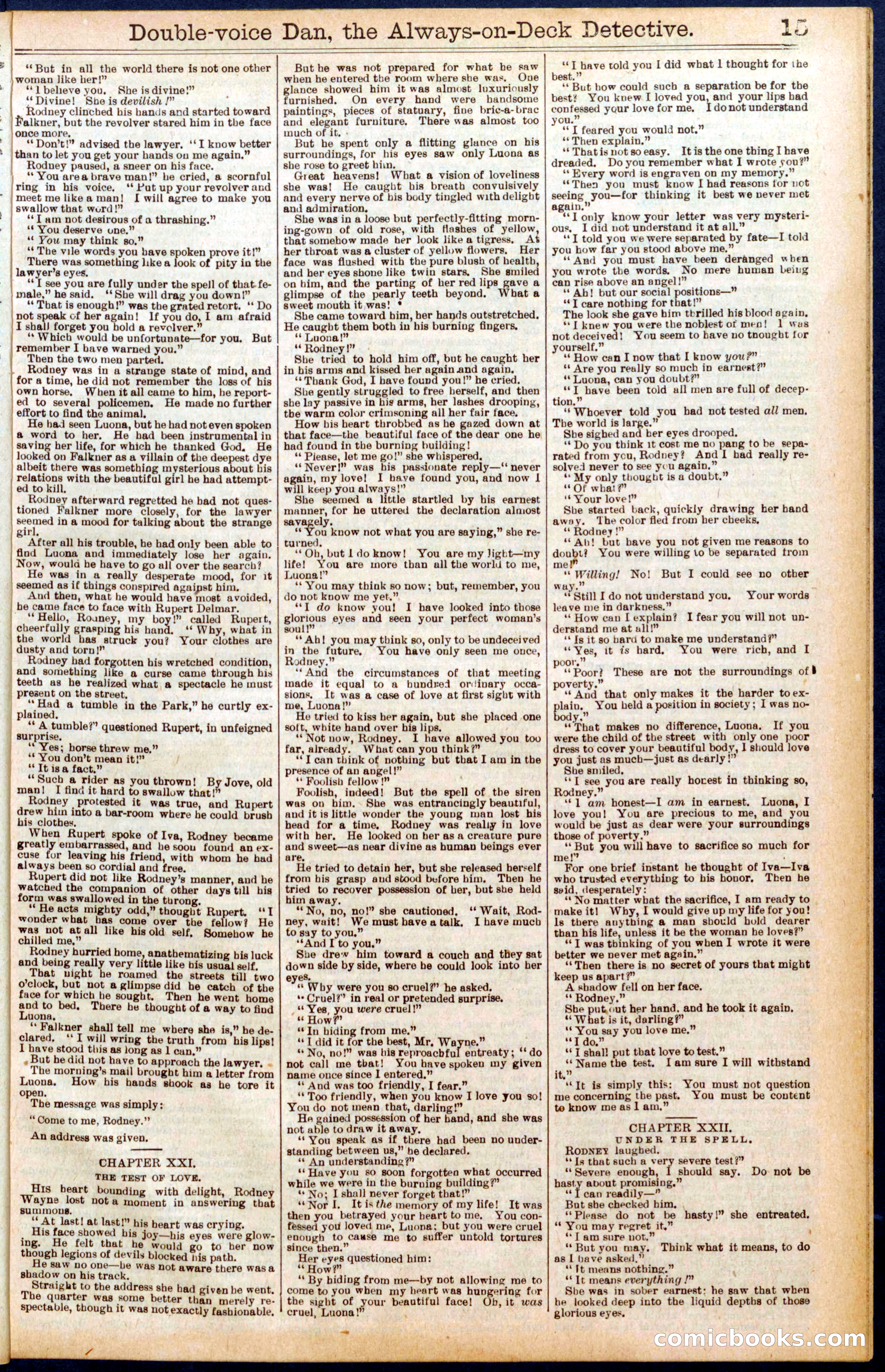Beadle's New York Dime Library No. 702 — page 15 of 32