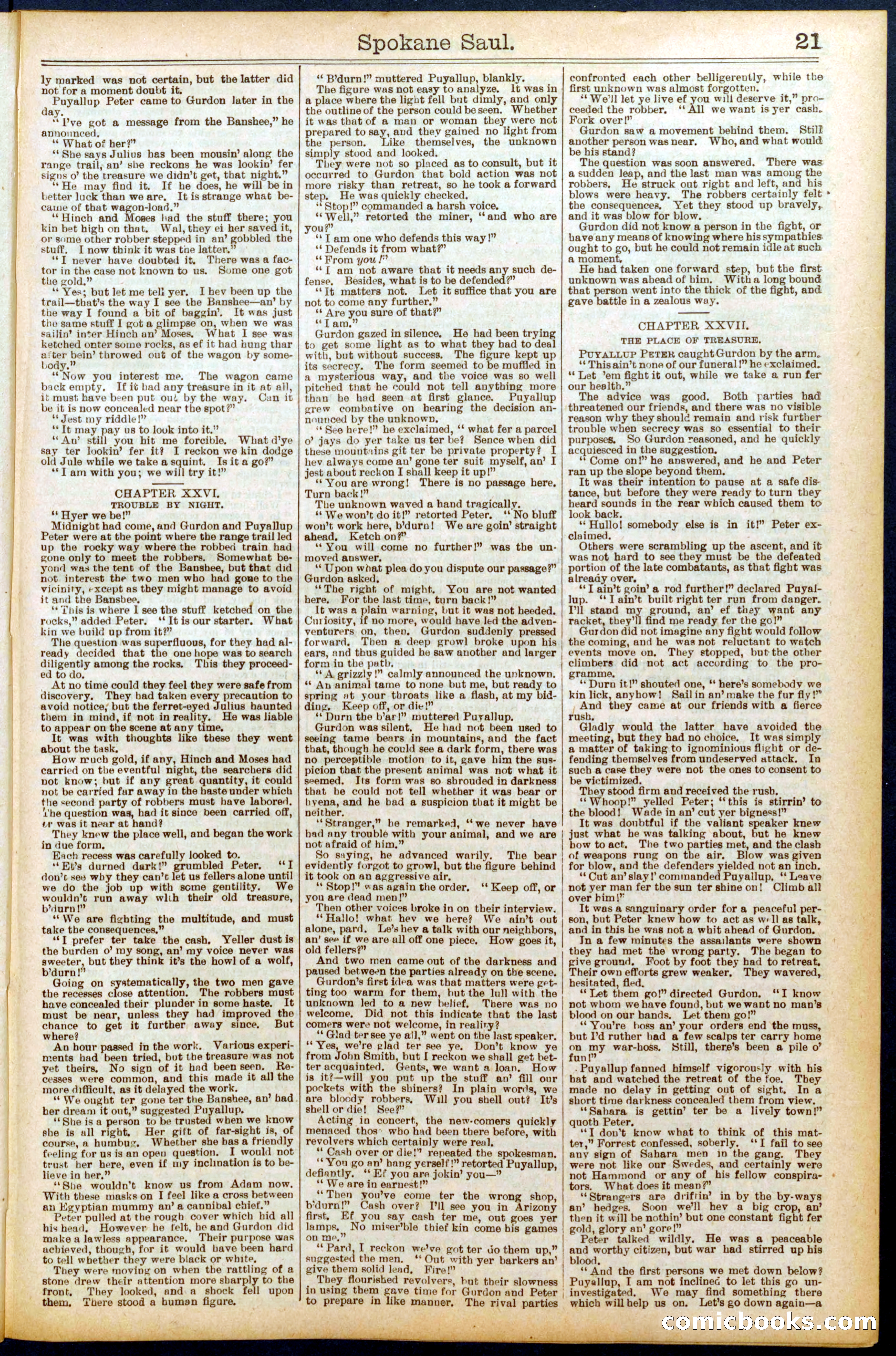 Beadle's New York Dime Library No. 703 — page 21 of 32
