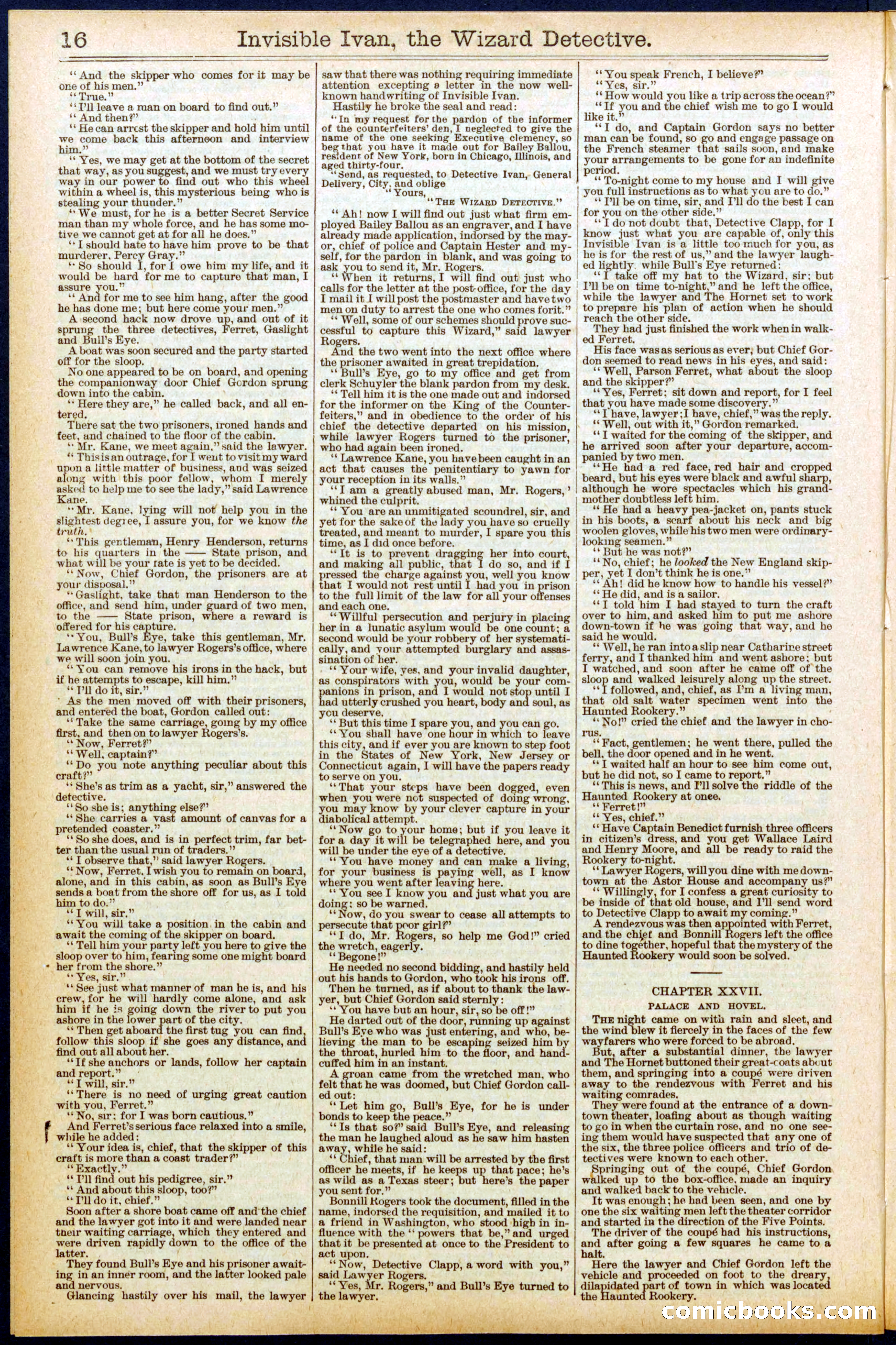 Beadle's New York Dime Library No. 704 — page 16 of 32