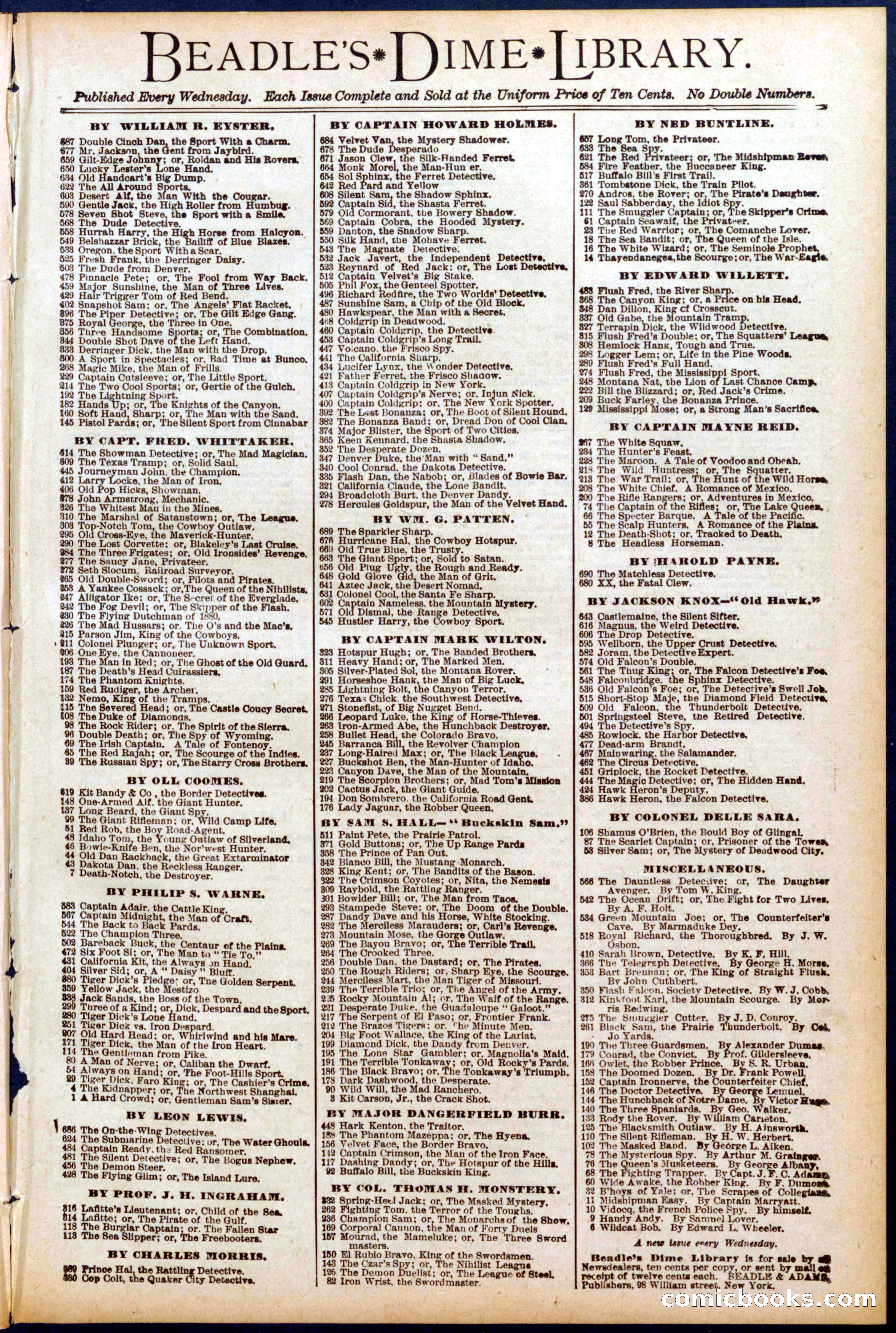 Beadle's Dime Library No. 705: Bantam Bob — page 31 of 32