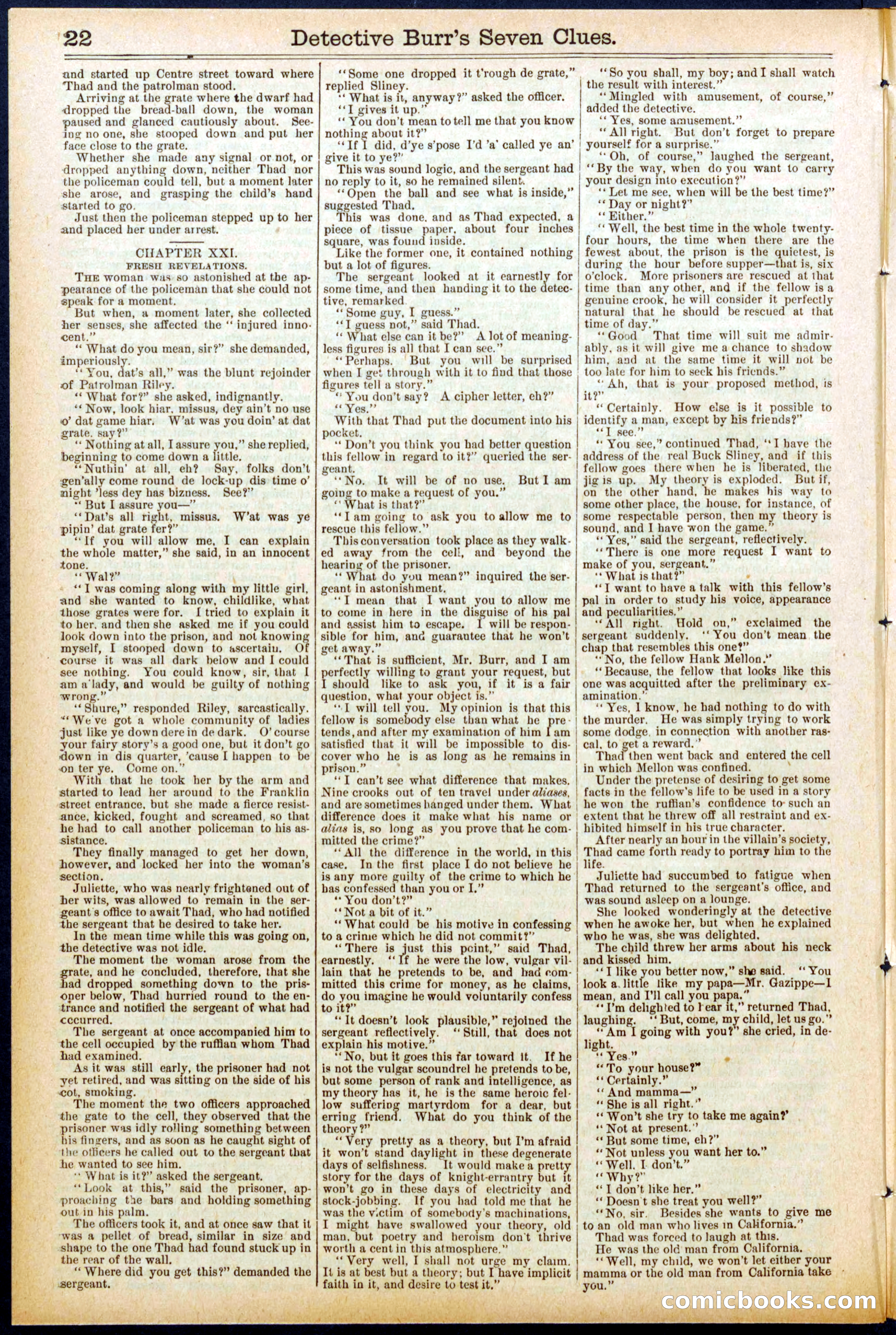 Beadle's New York Dime Library No. 706 — page 22 of 32
