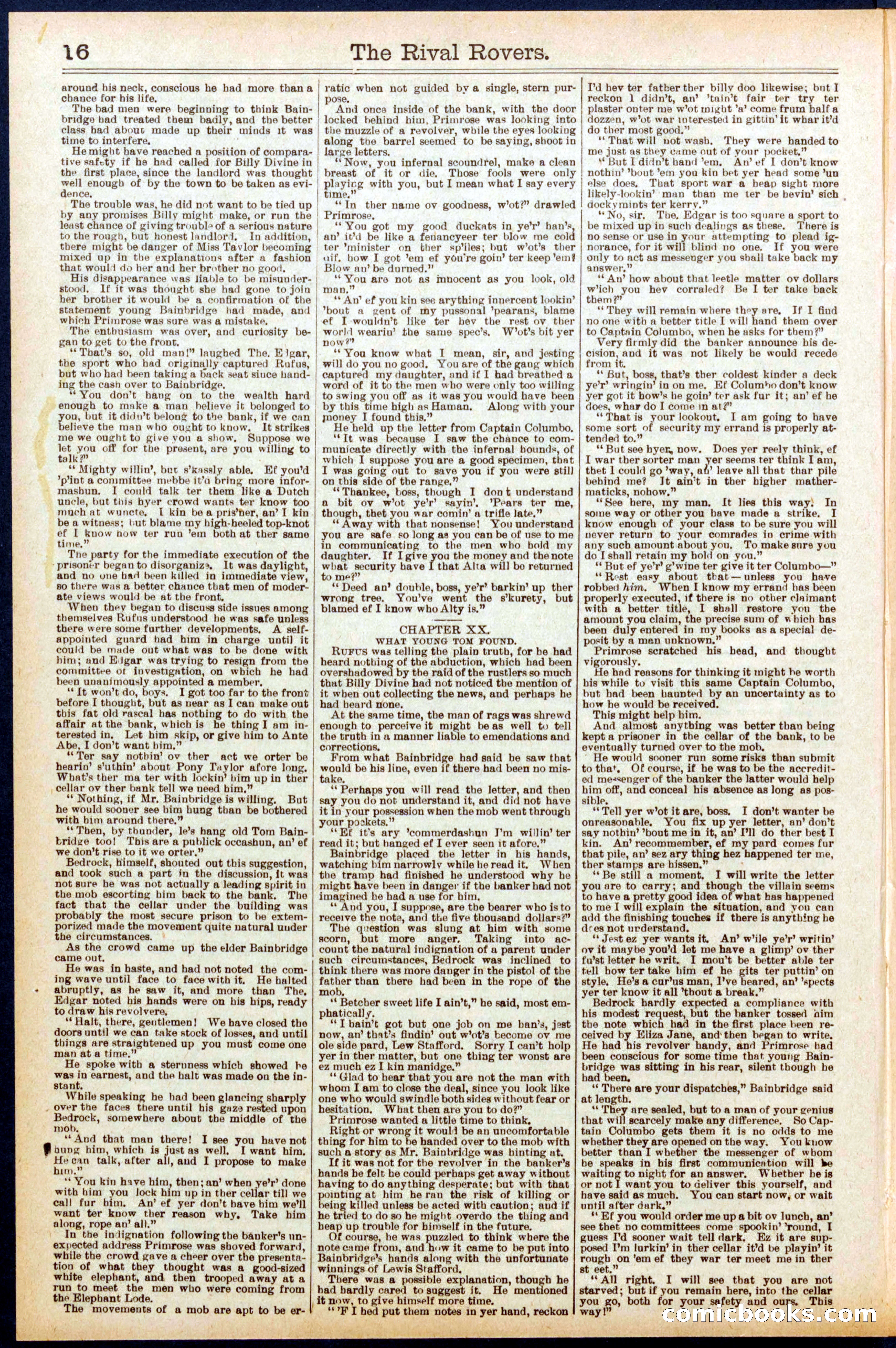 Beadle's New York Dime Library No. 707 — page 16 of 32