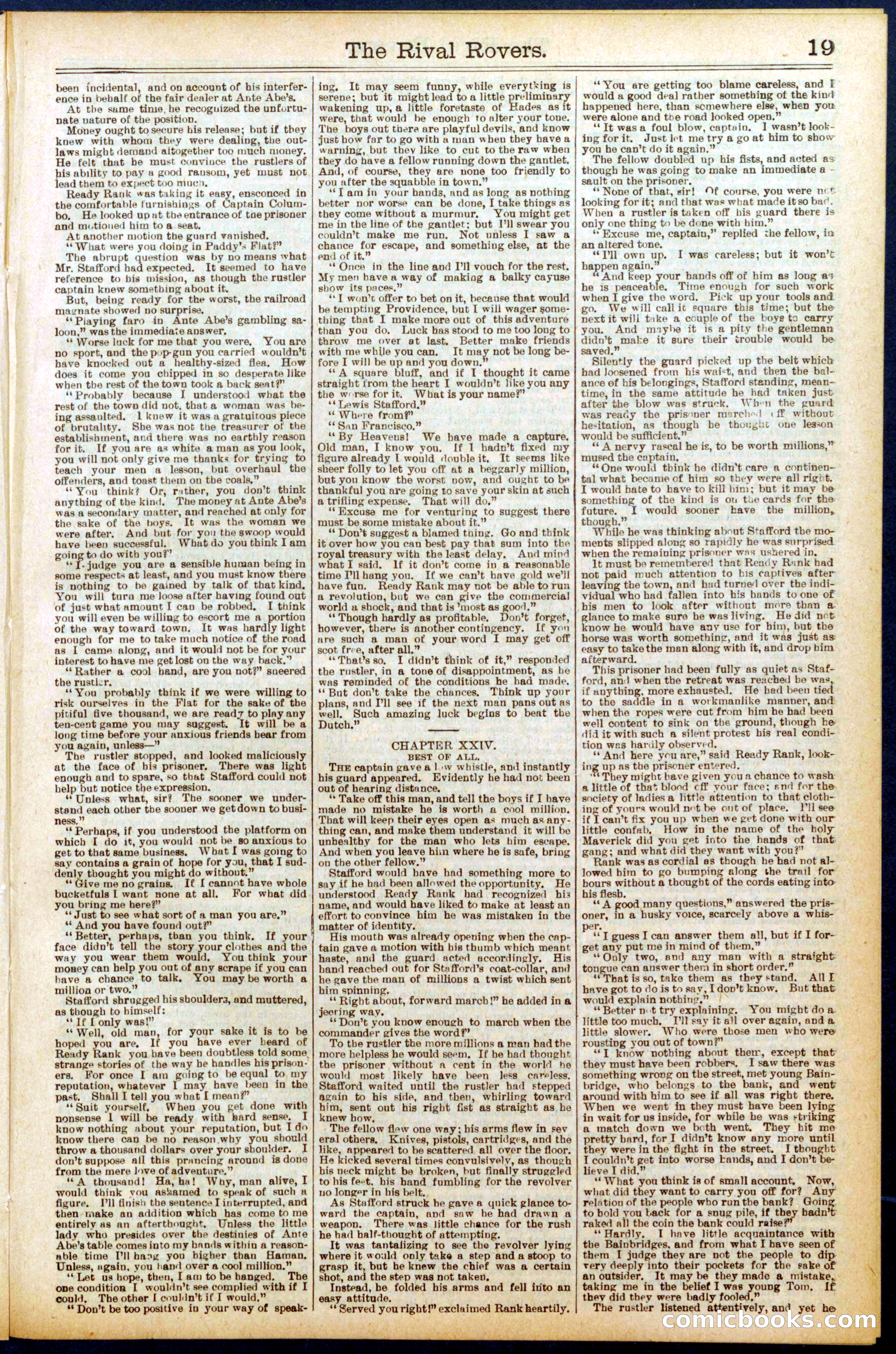 Beadle's New York Dime Library No. 707 — page 19 of 32