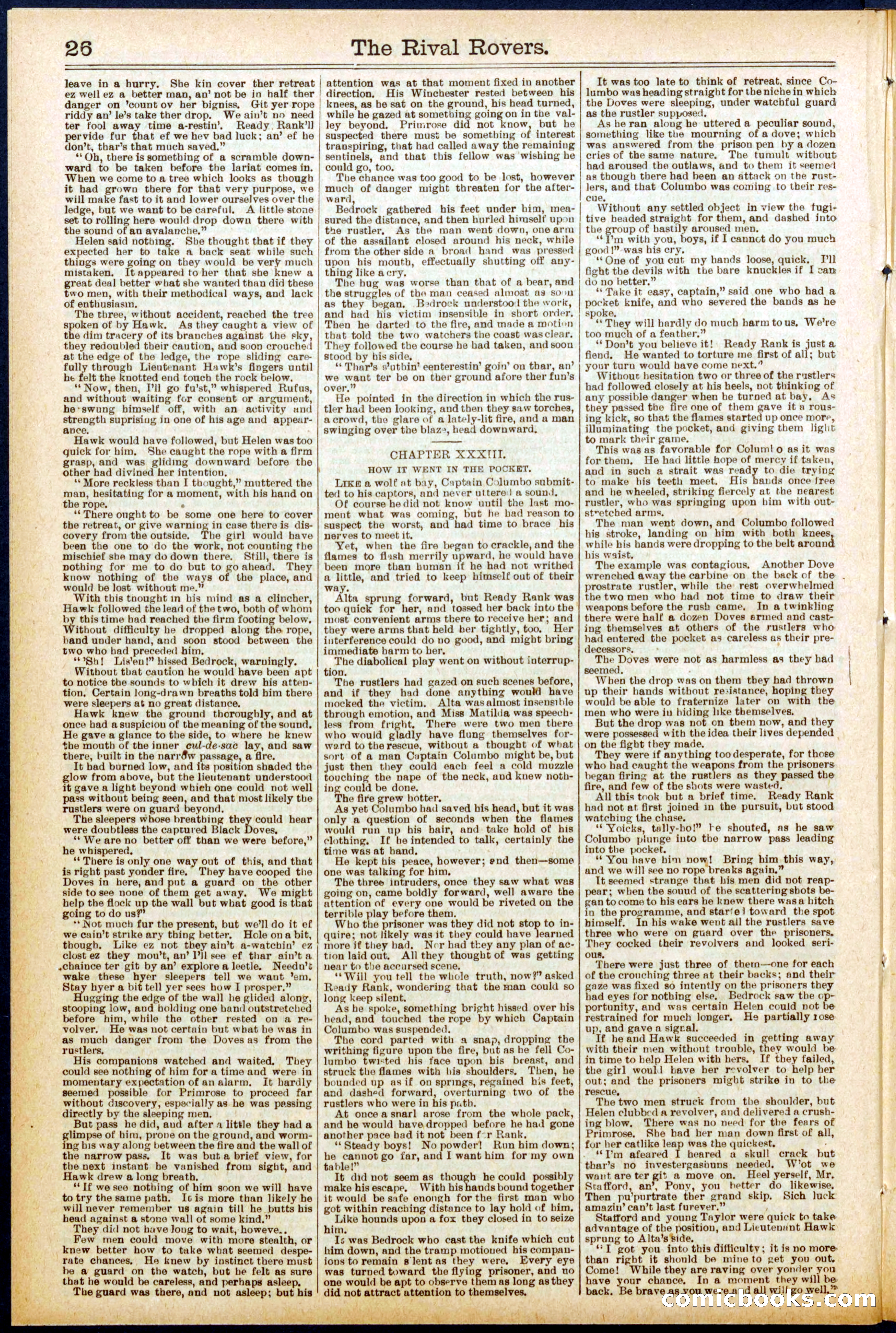 Beadle's New York Dime Library No. 707 — page 26 of 32