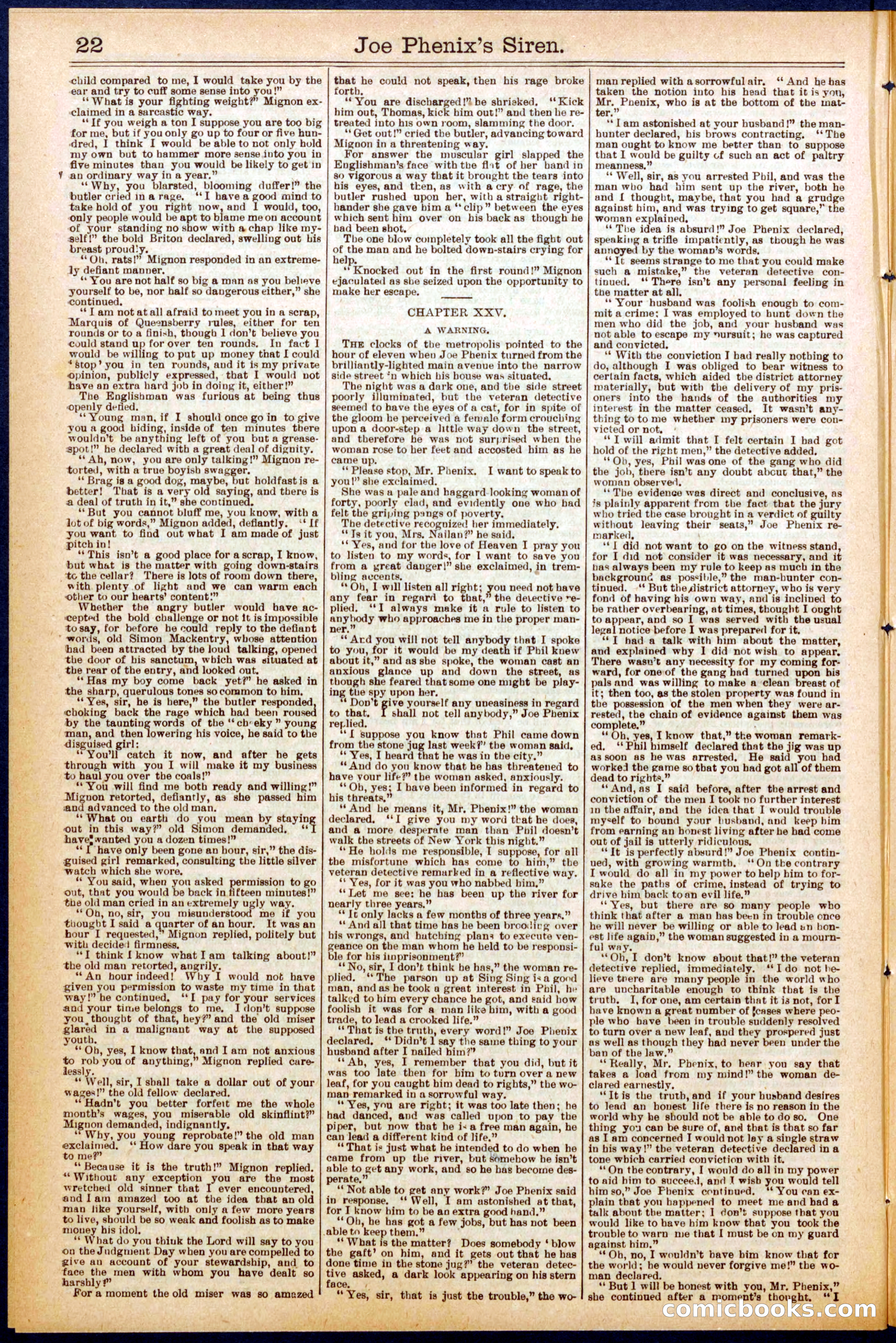 Beadle's Dime Library No. 708 — page 22 of 32