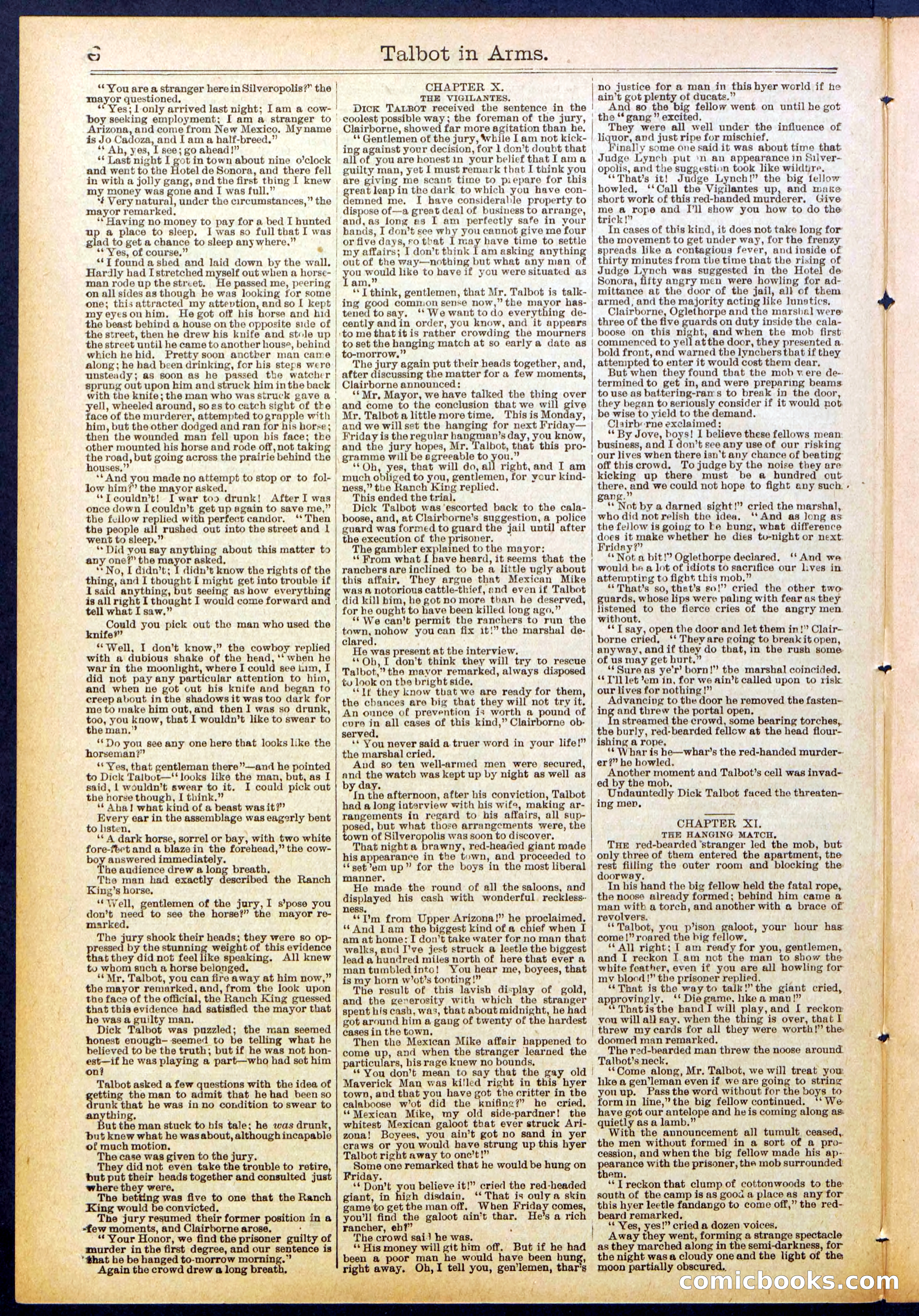 Beadle's New York Dime Library No. 741 — page 6 of 32