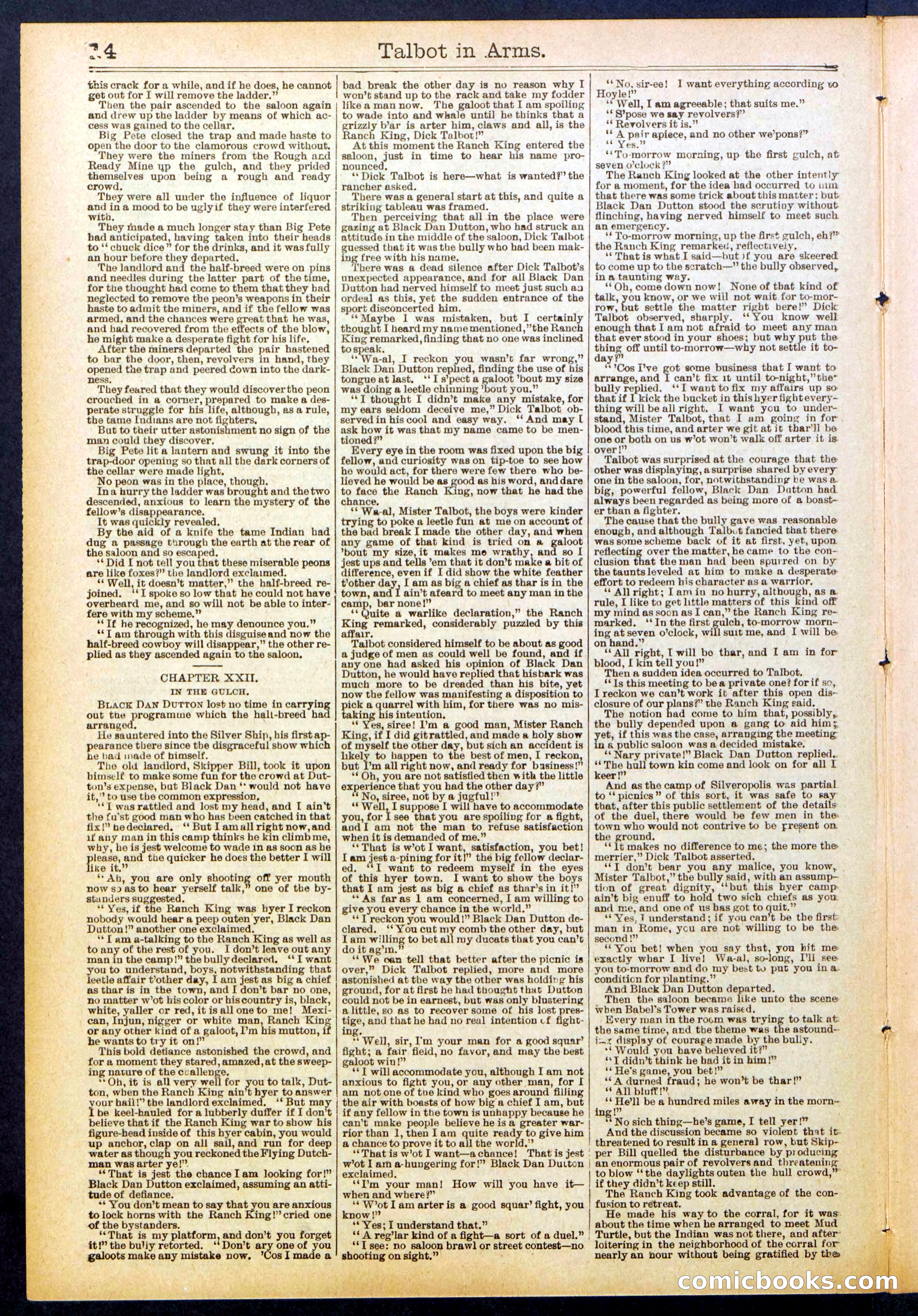 Beadle's New York Dime Library No. 741 — page 14 of 32