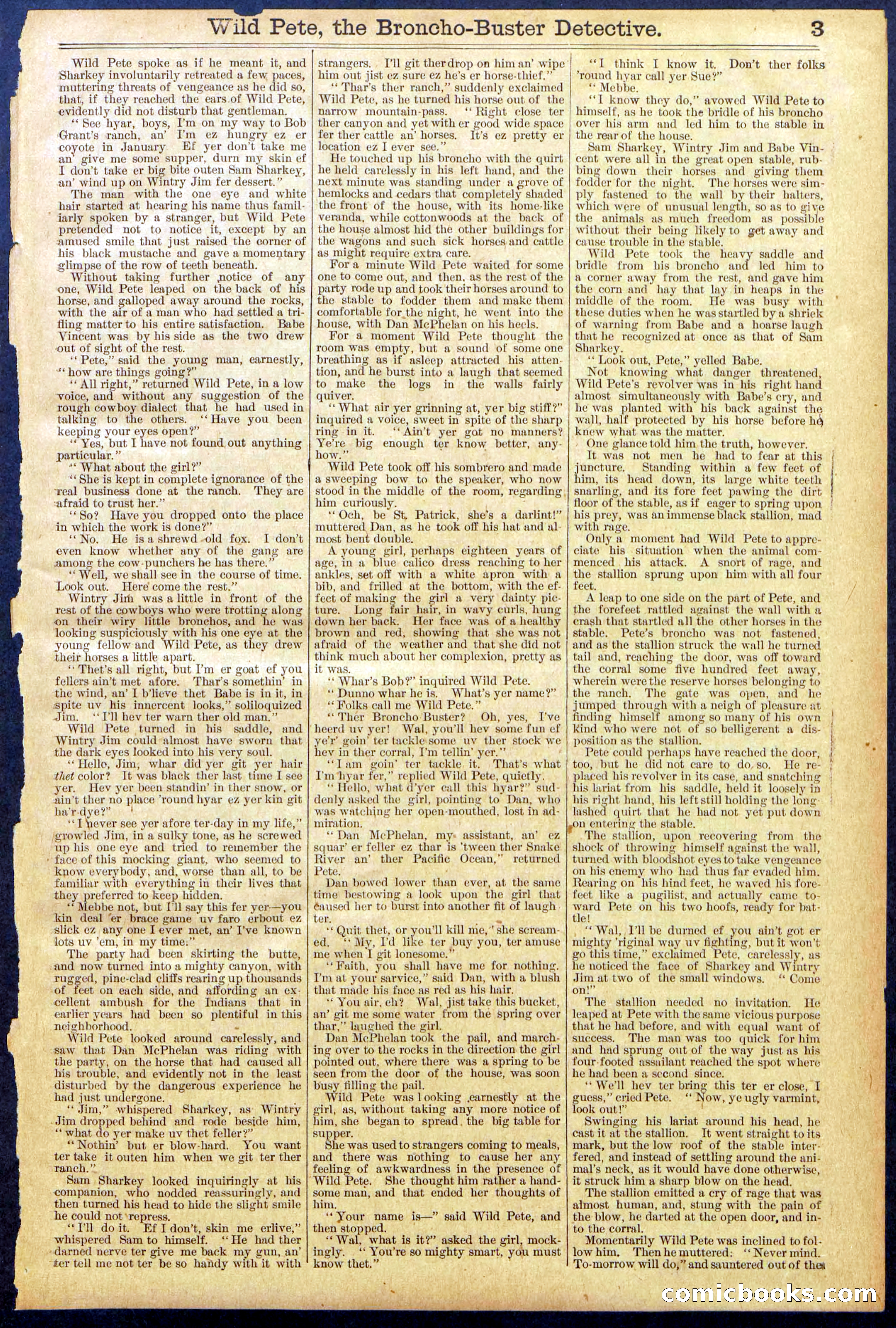 Beadle's Dime Library No. 755 — page 3 of 32