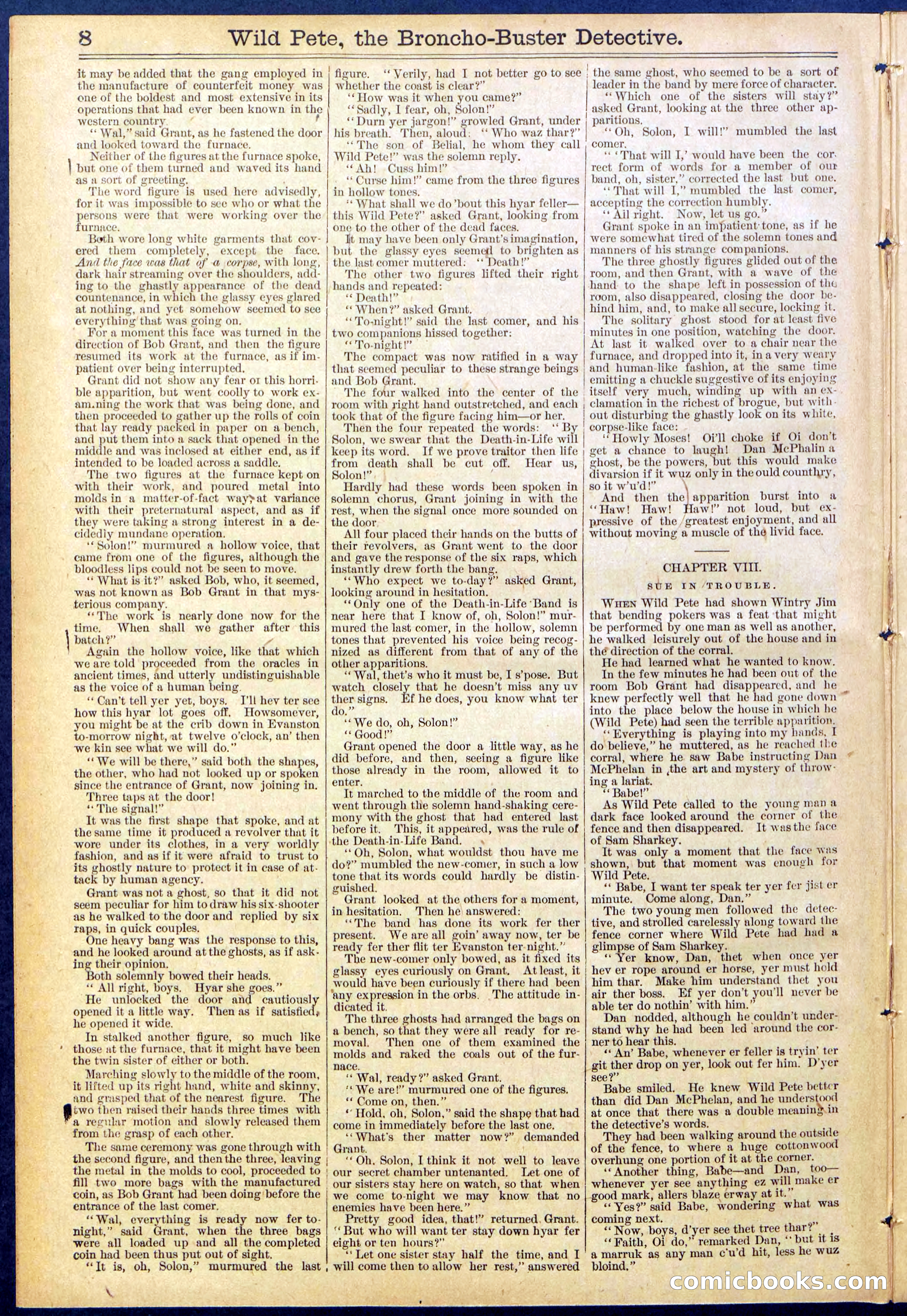 Beadle's Dime Library No. 755 — page 8 of 32