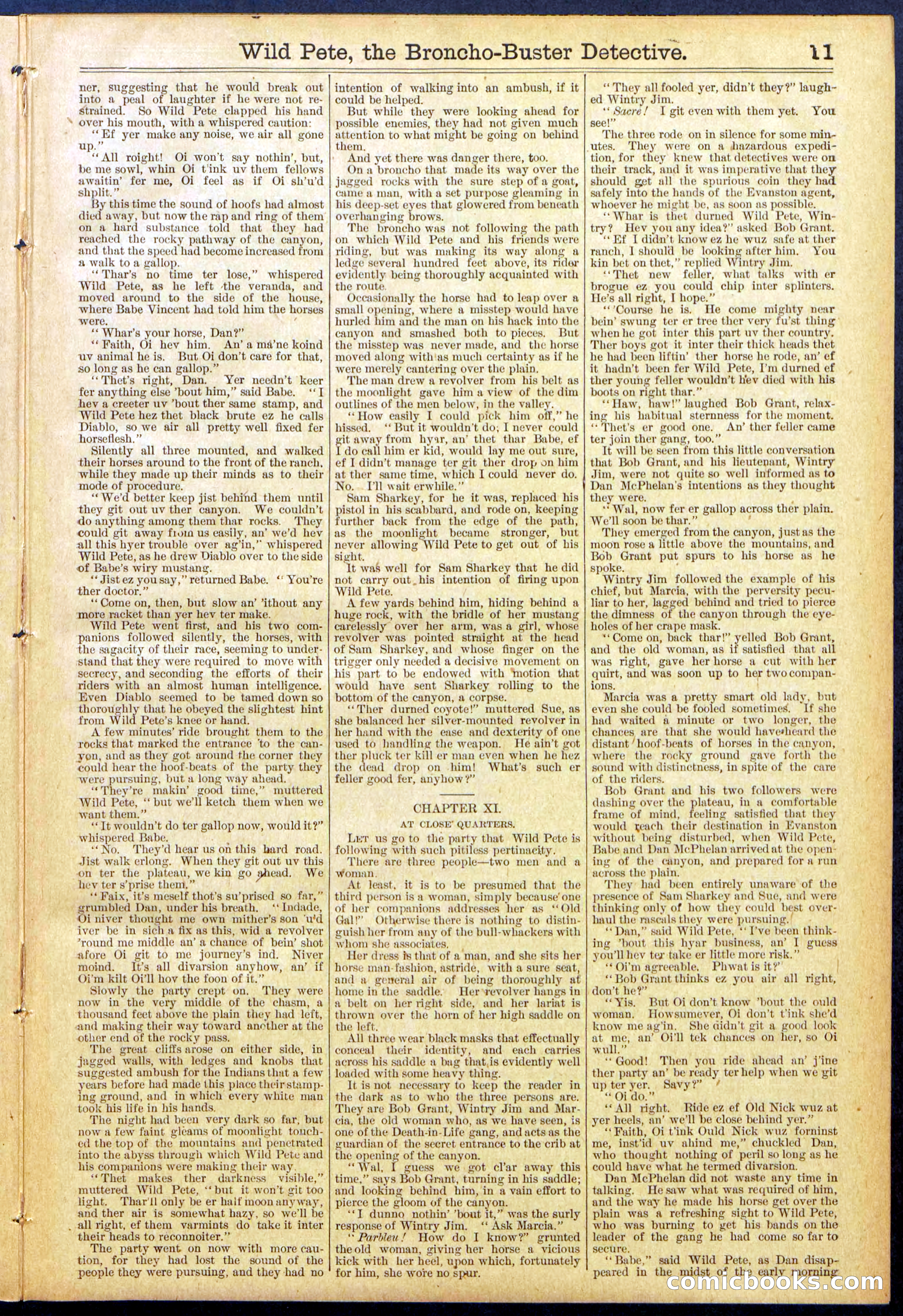 Beadle's Dime Library No. 755 — page 11 of 32