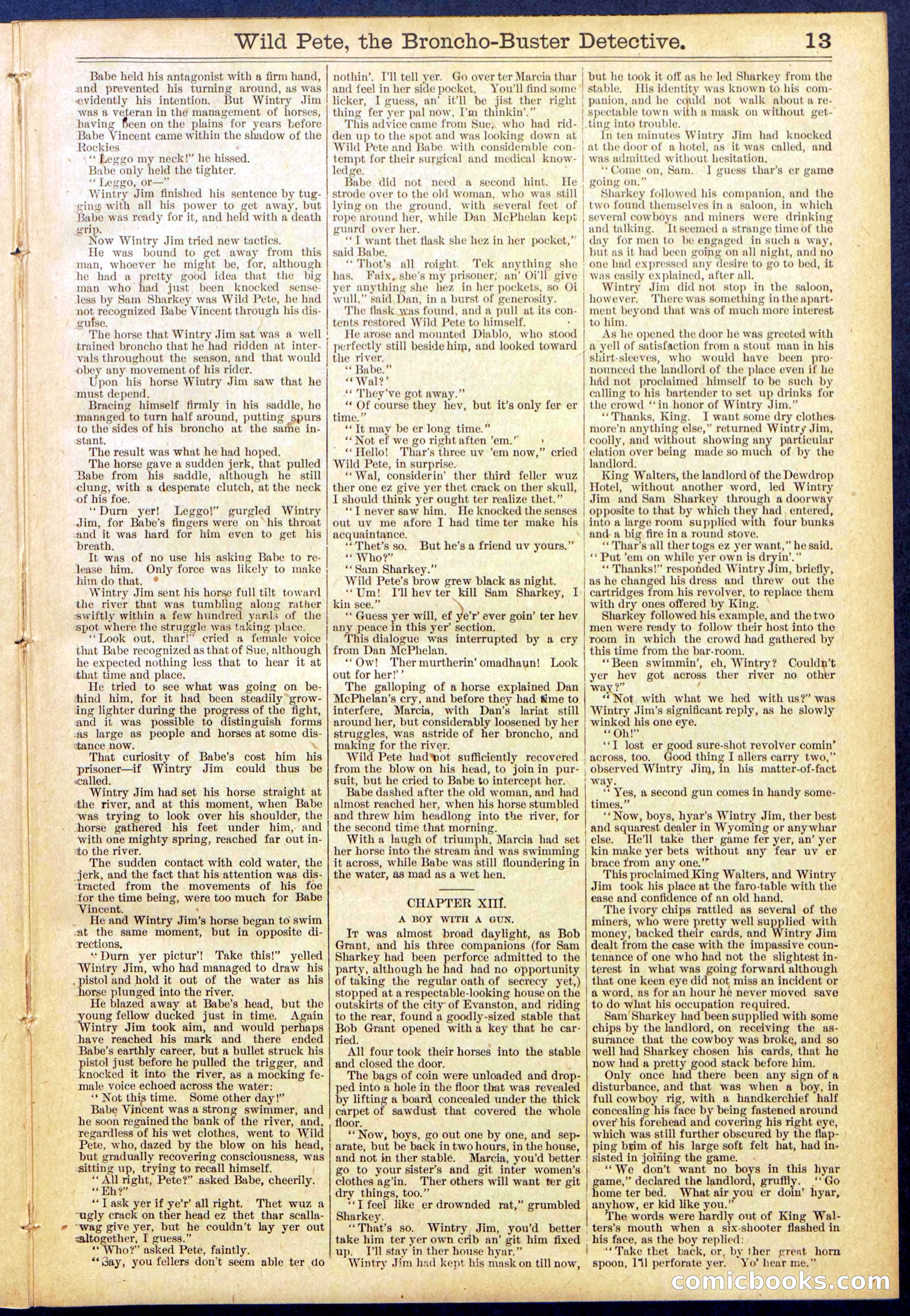 Beadle's Dime Library No. 755 — page 13 of 32