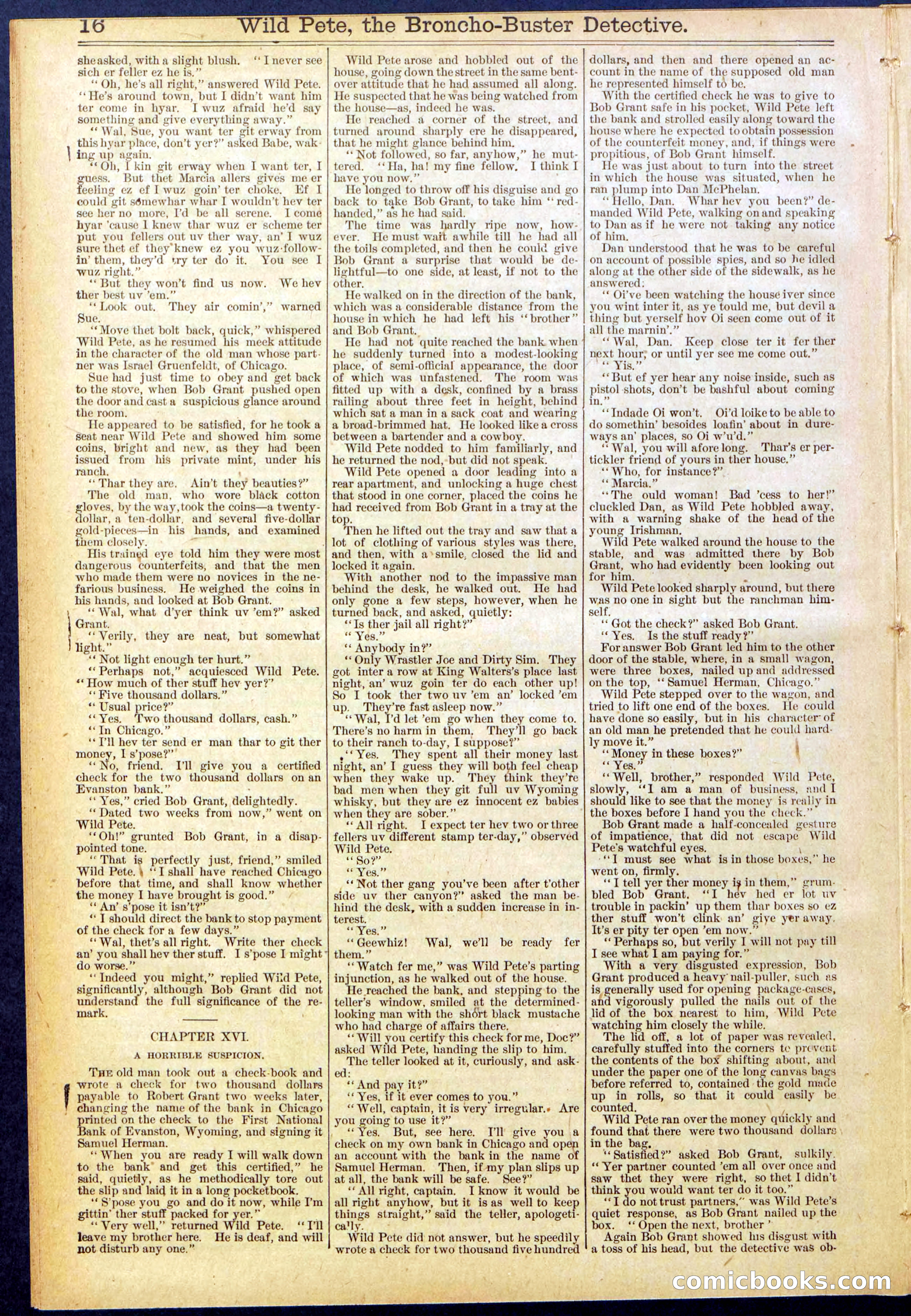 Beadle's Dime Library No. 755 — page 16 of 32