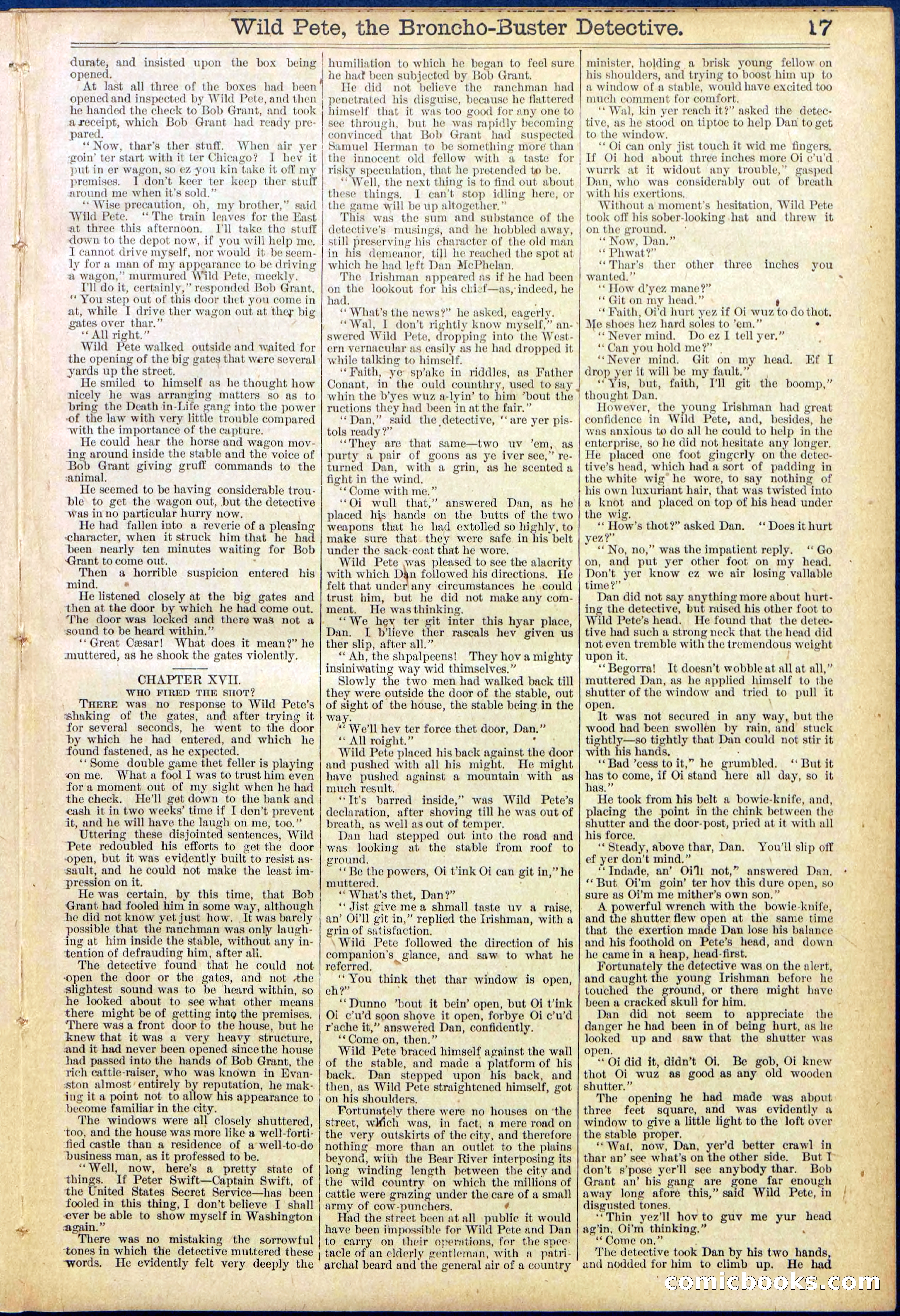 Beadle's Dime Library No. 755 — page 17 of 32