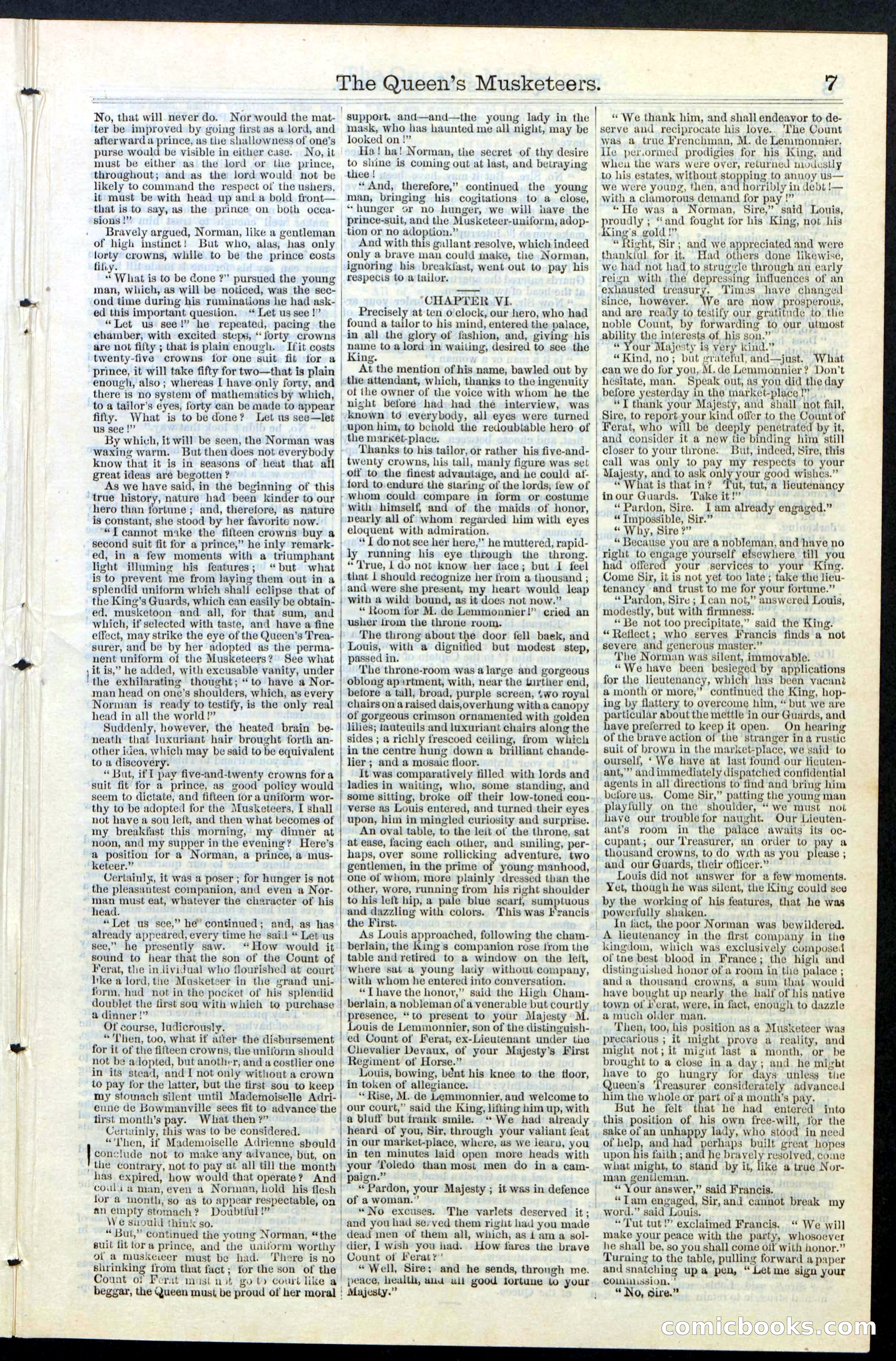 Beadle's New York Dime Library, No. 76 — page 7 of 32