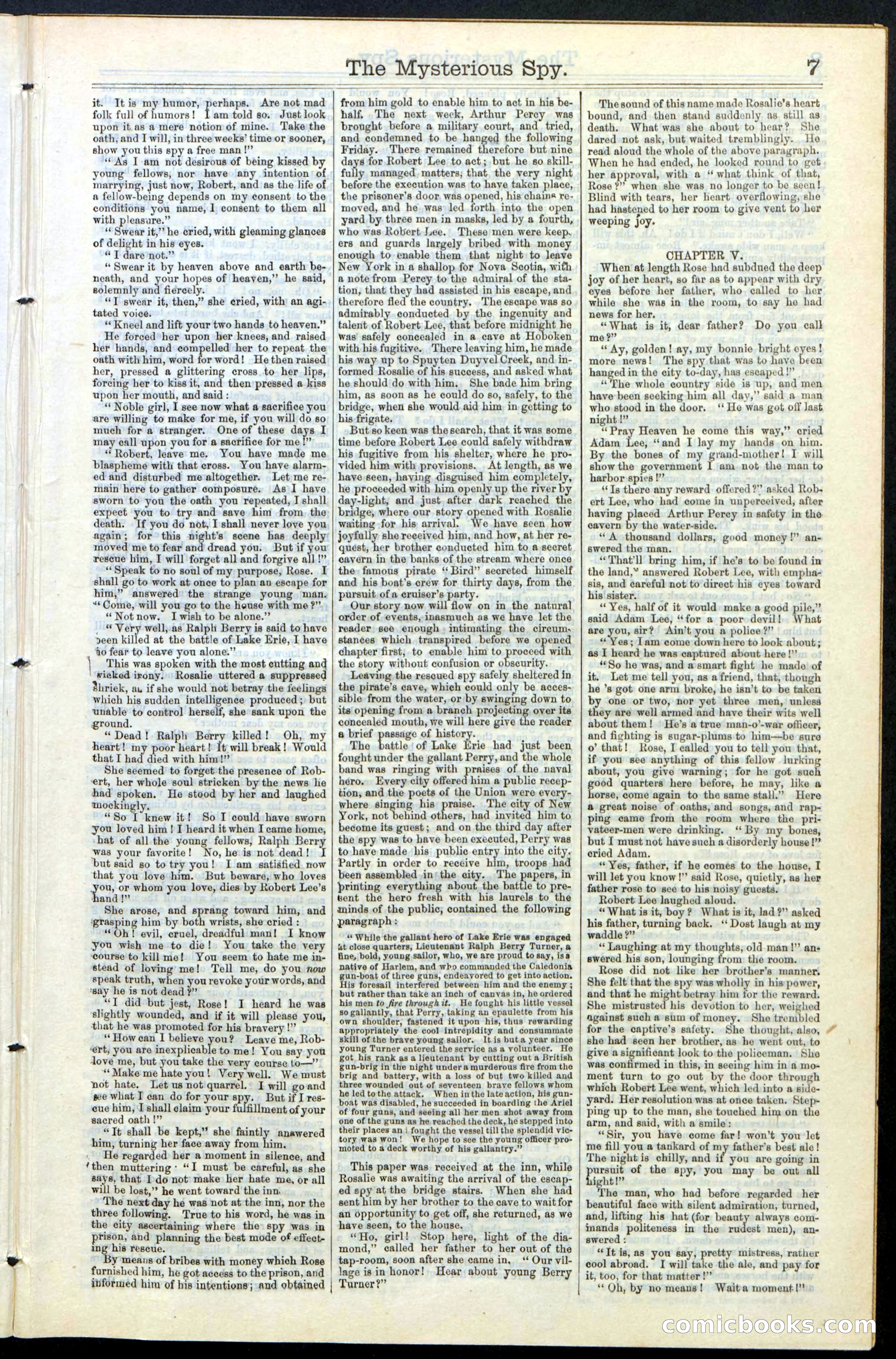 Beadle's New York Dime Library No. 78 — page 7 of 32