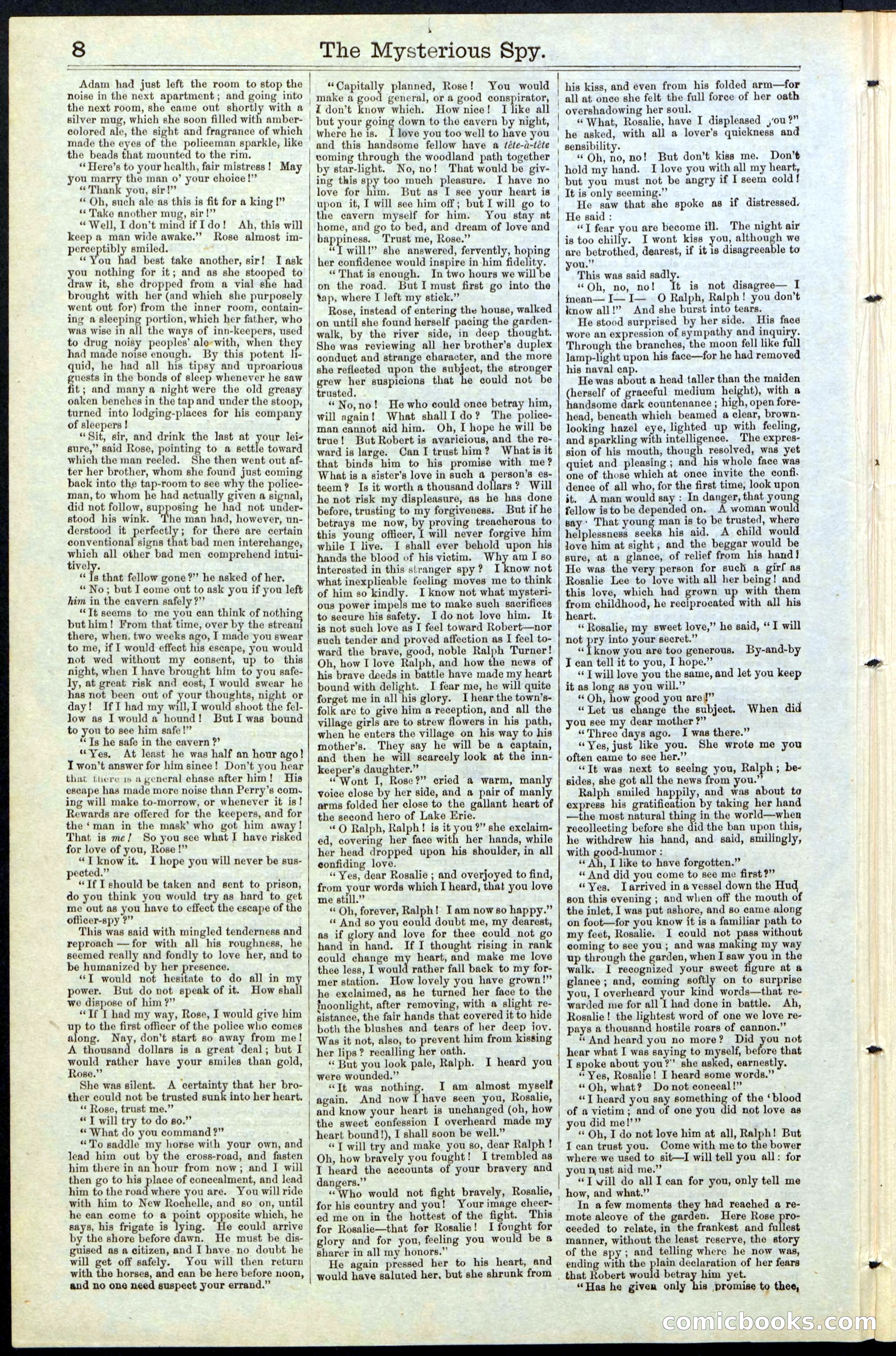 Beadle's New York Dime Library No. 78 — page 8 of 32