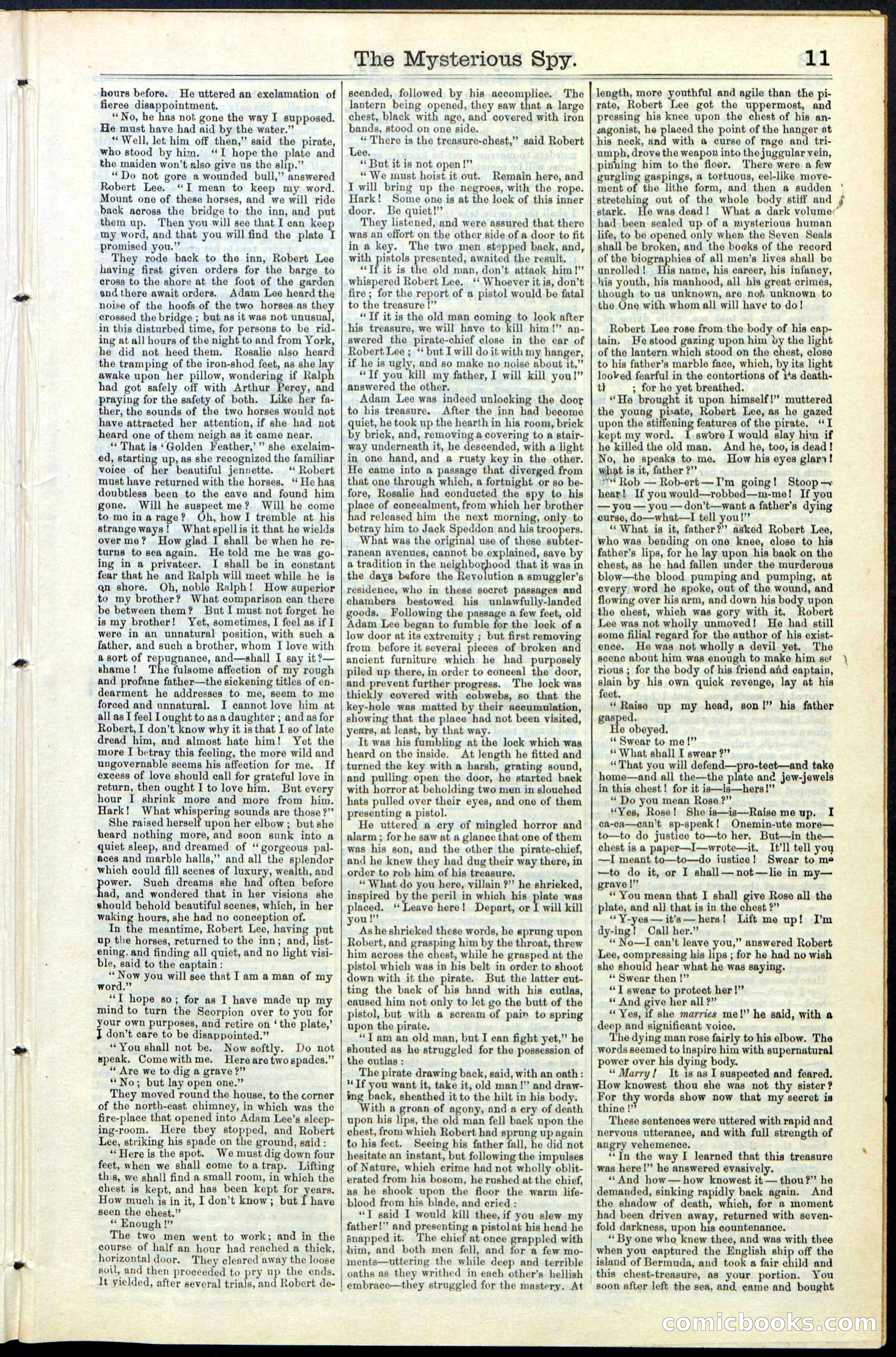 Beadle's New York Dime Library No. 78 — page 11 of 32