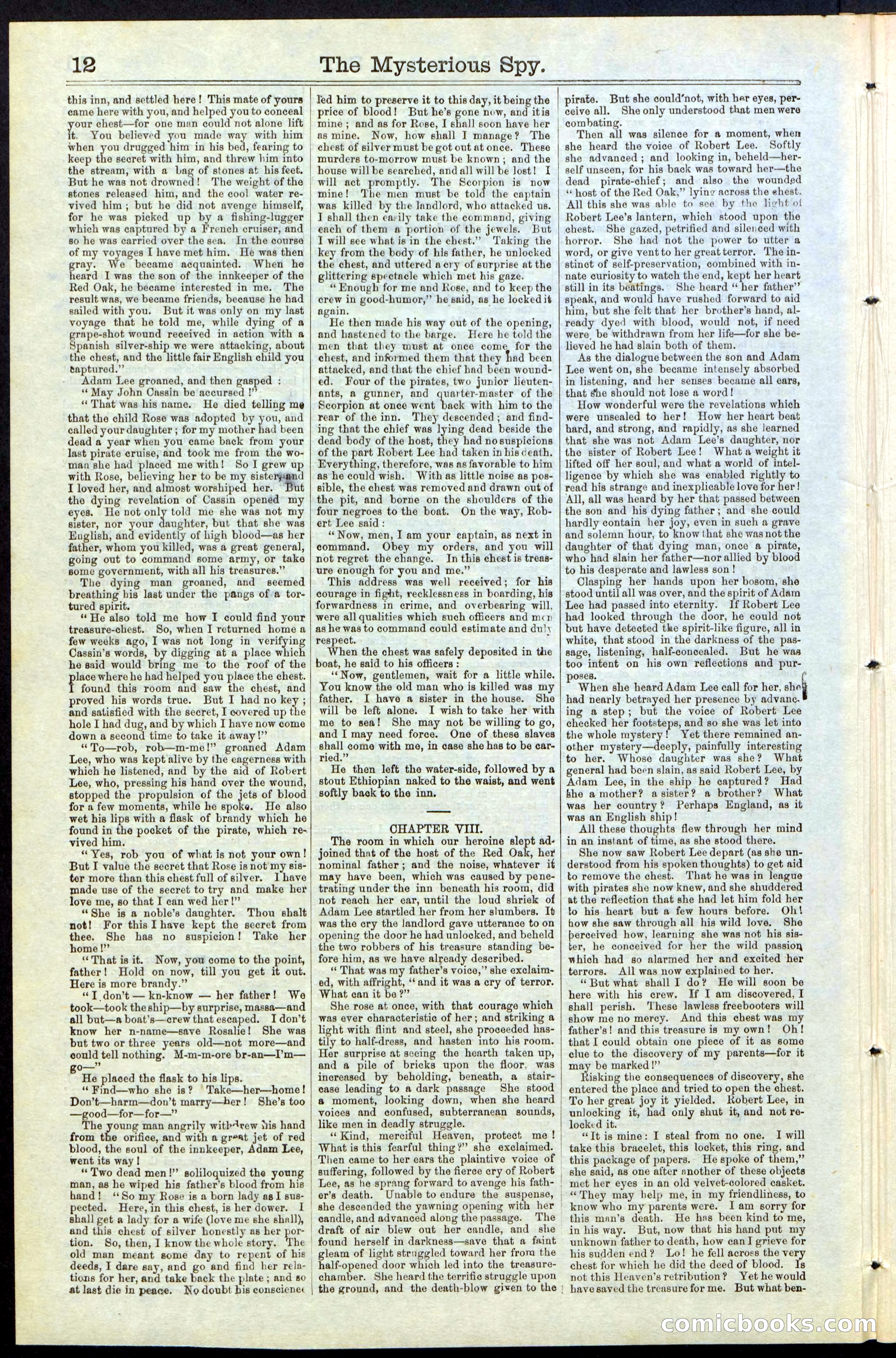 Beadle's New York Dime Library No. 78 — page 12 of 32