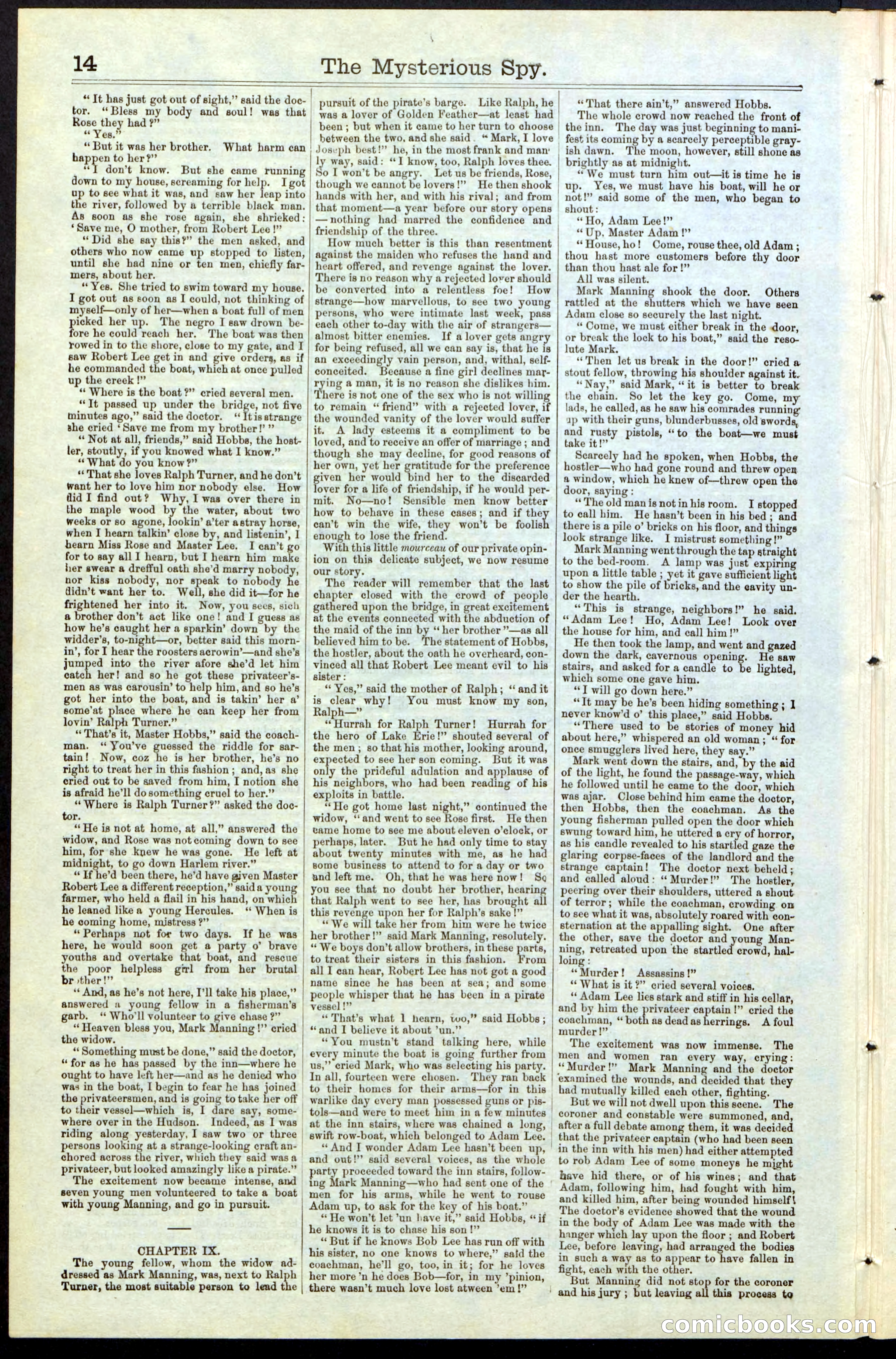 Beadle's New York Dime Library No. 78 — page 14 of 32
