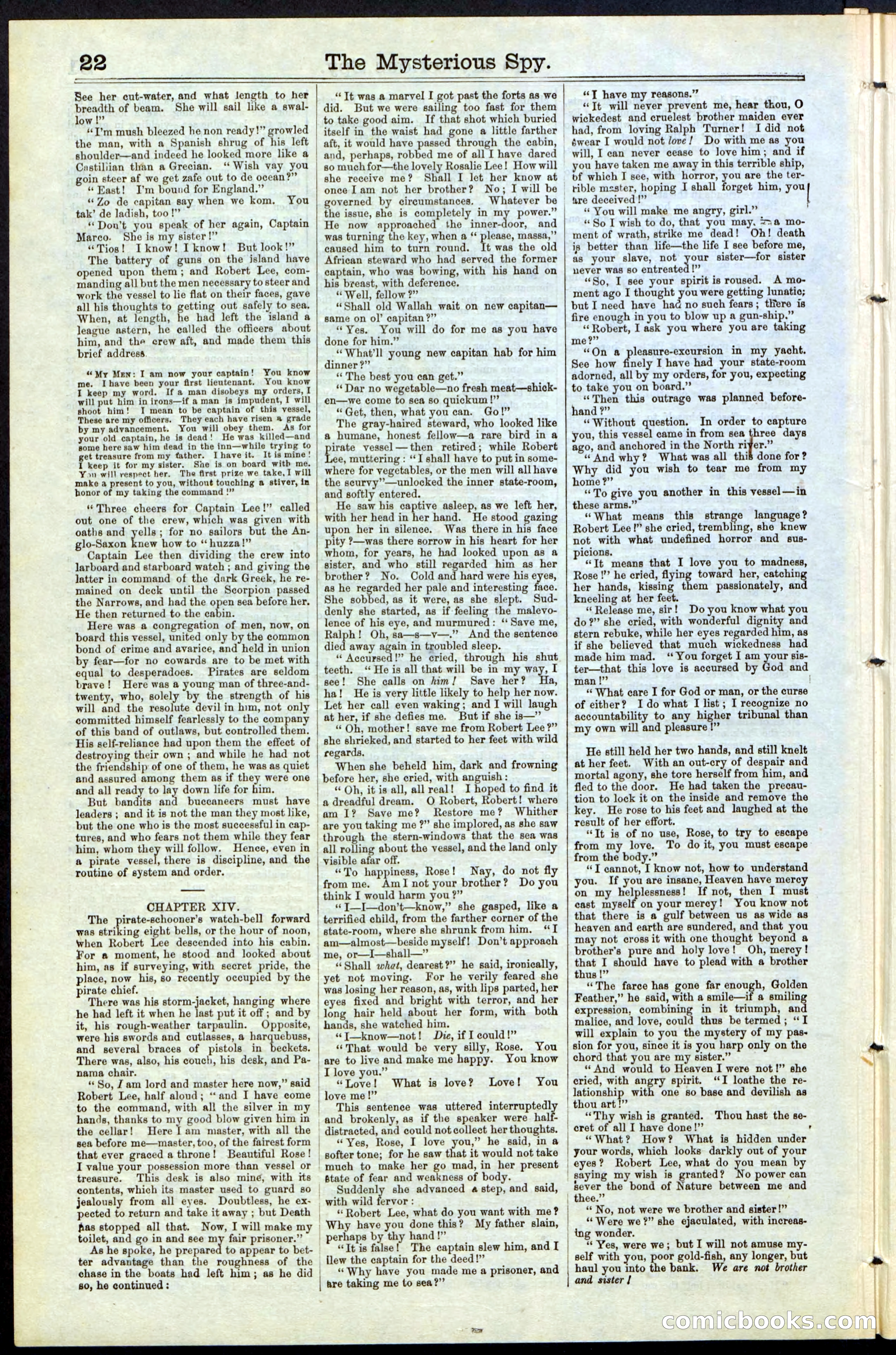 Beadle's New York Dime Library No. 78 — page 22 of 32