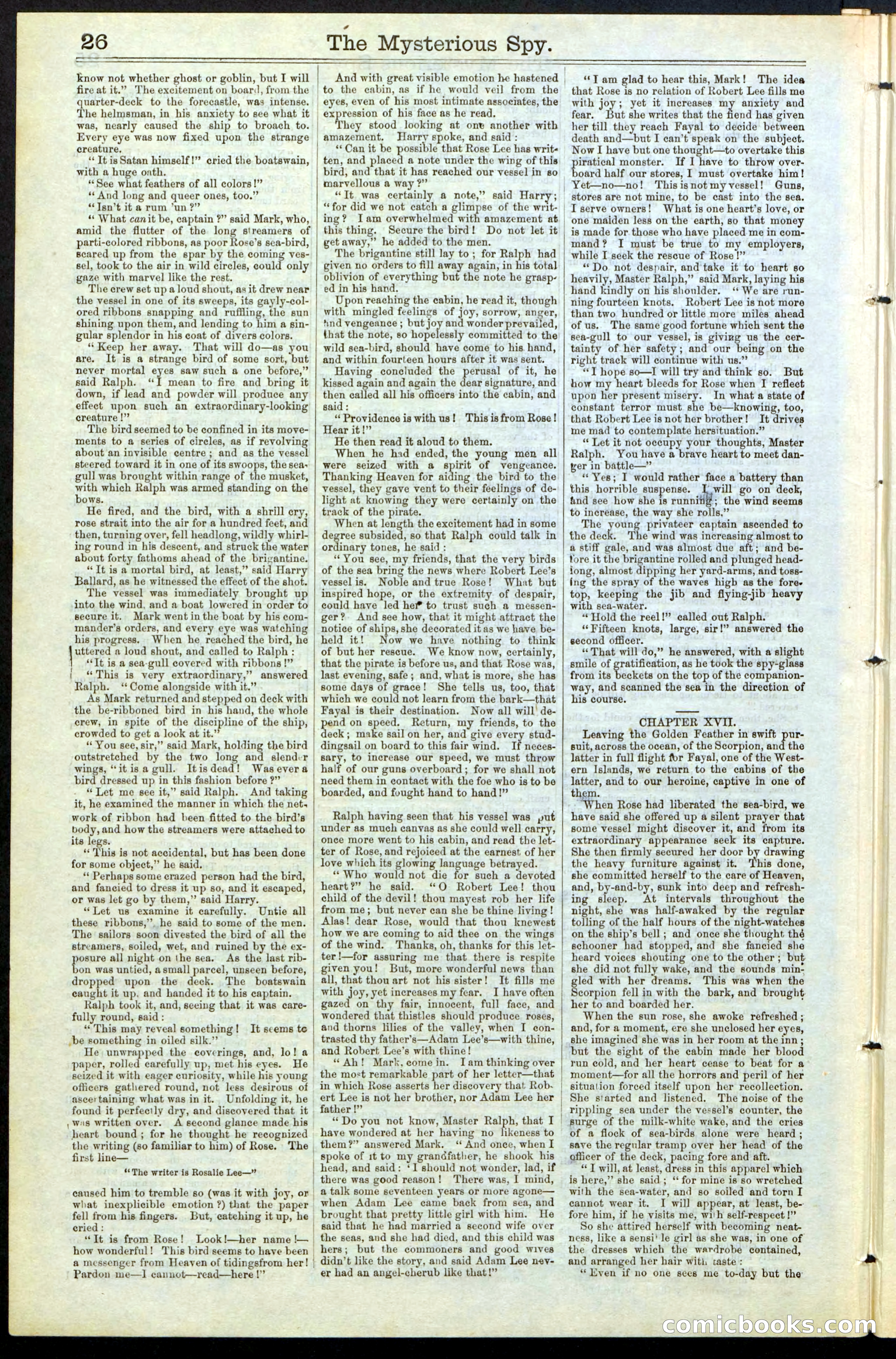 Beadle's New York Dime Library No. 78 — page 26 of 32