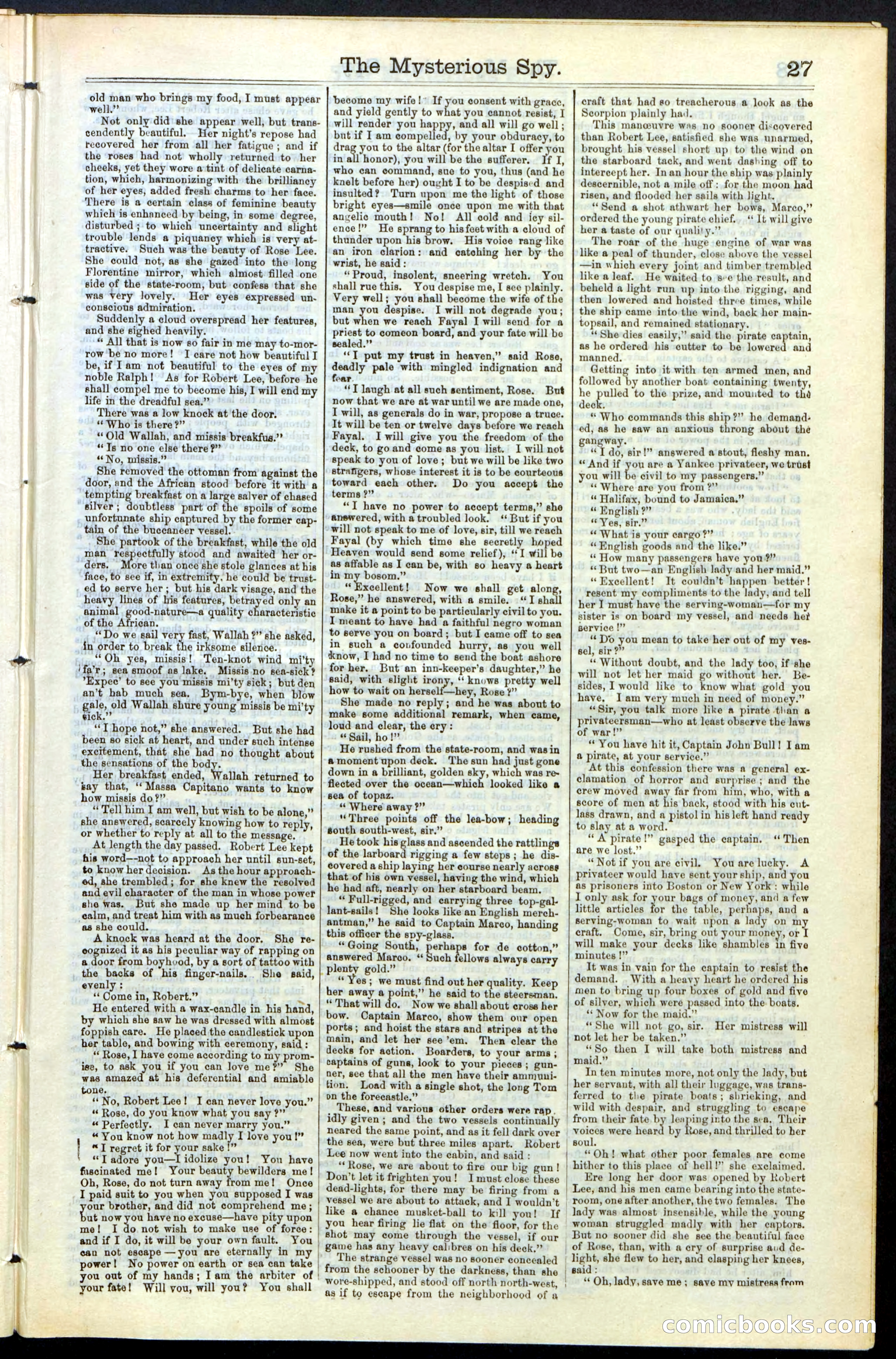 Beadle's New York Dime Library No. 78 — page 27 of 32