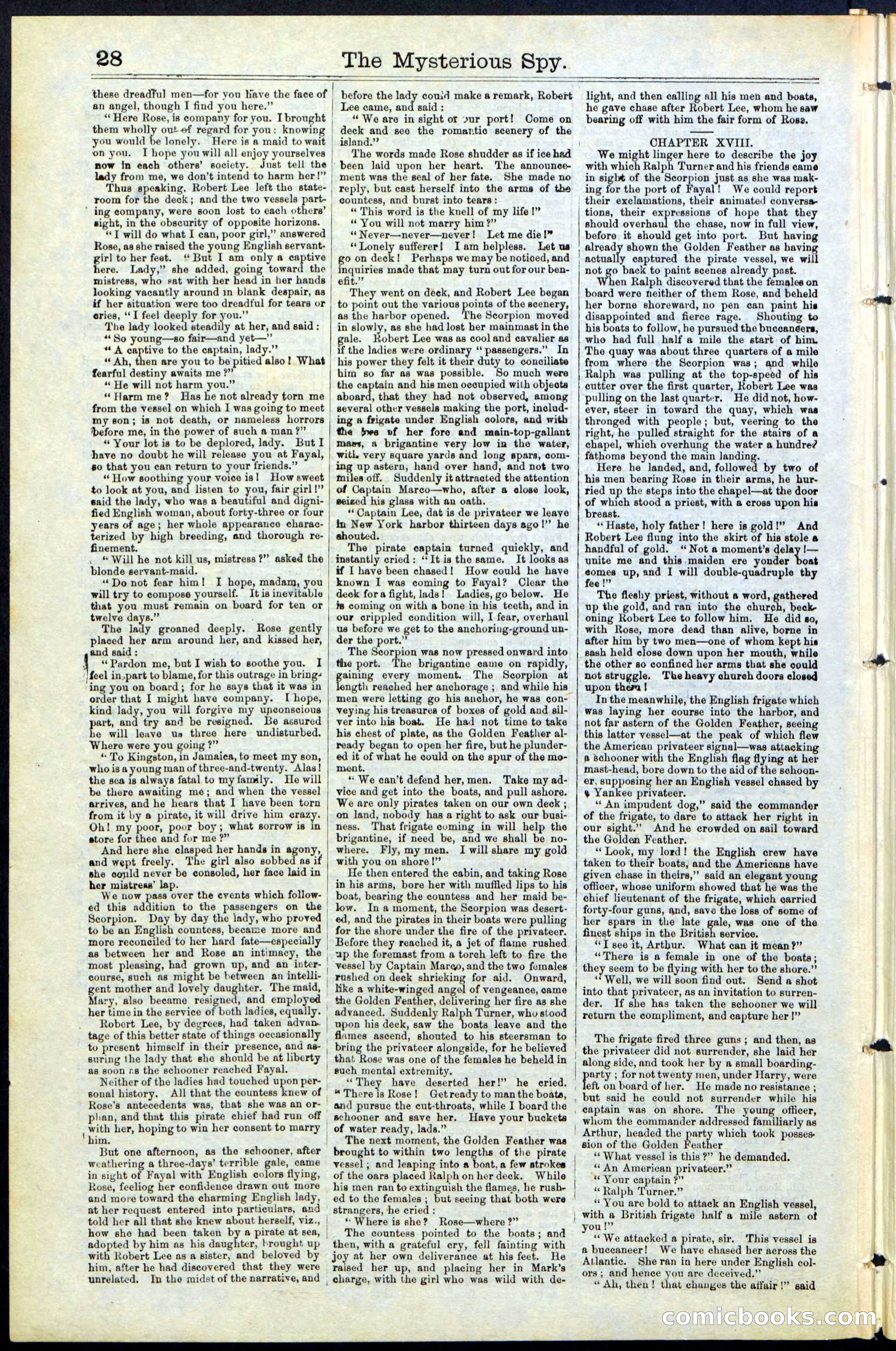 Beadle's New York Dime Library No. 78 — page 28 of 32