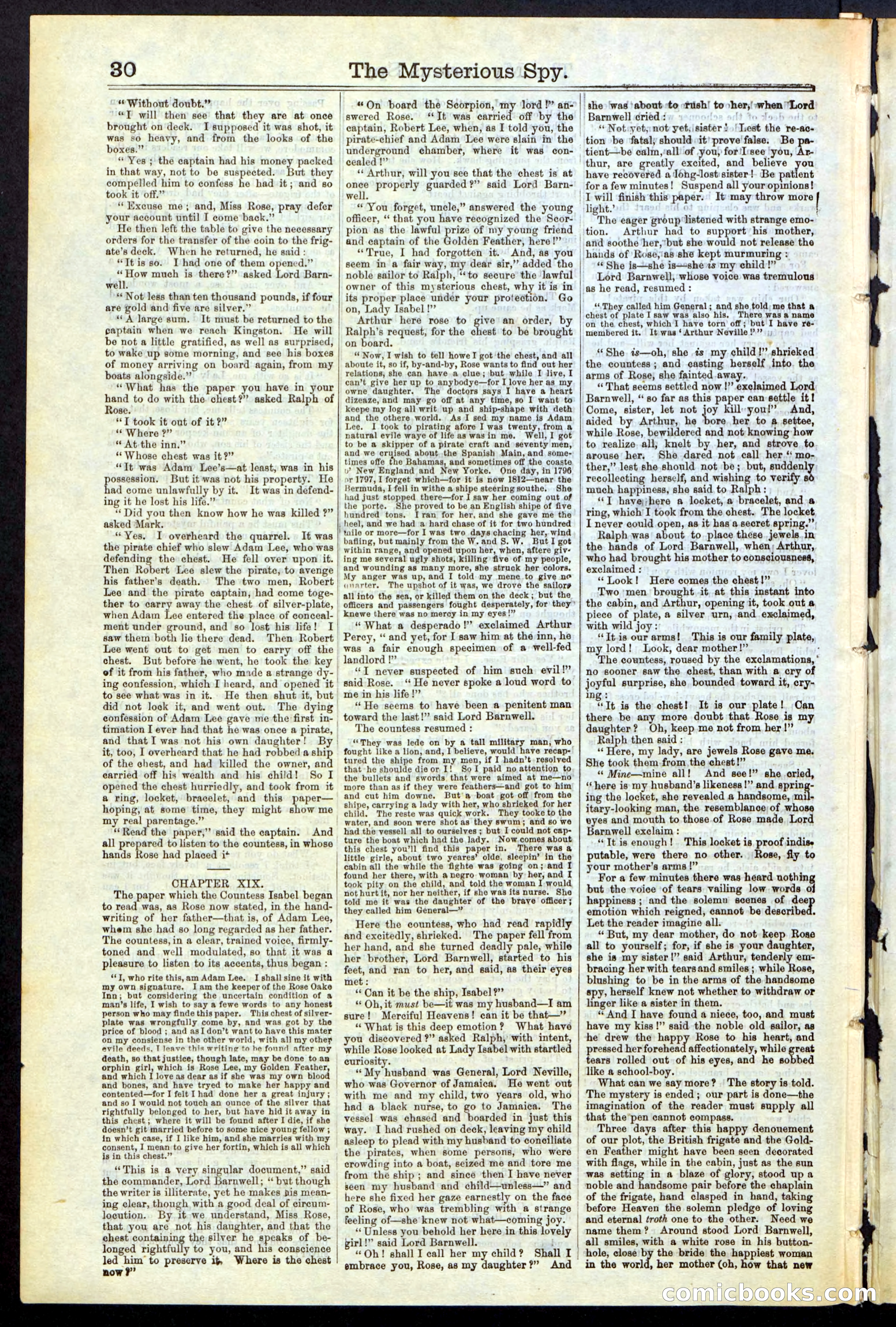 Beadle's New York Dime Library No. 78 — page 30 of 32