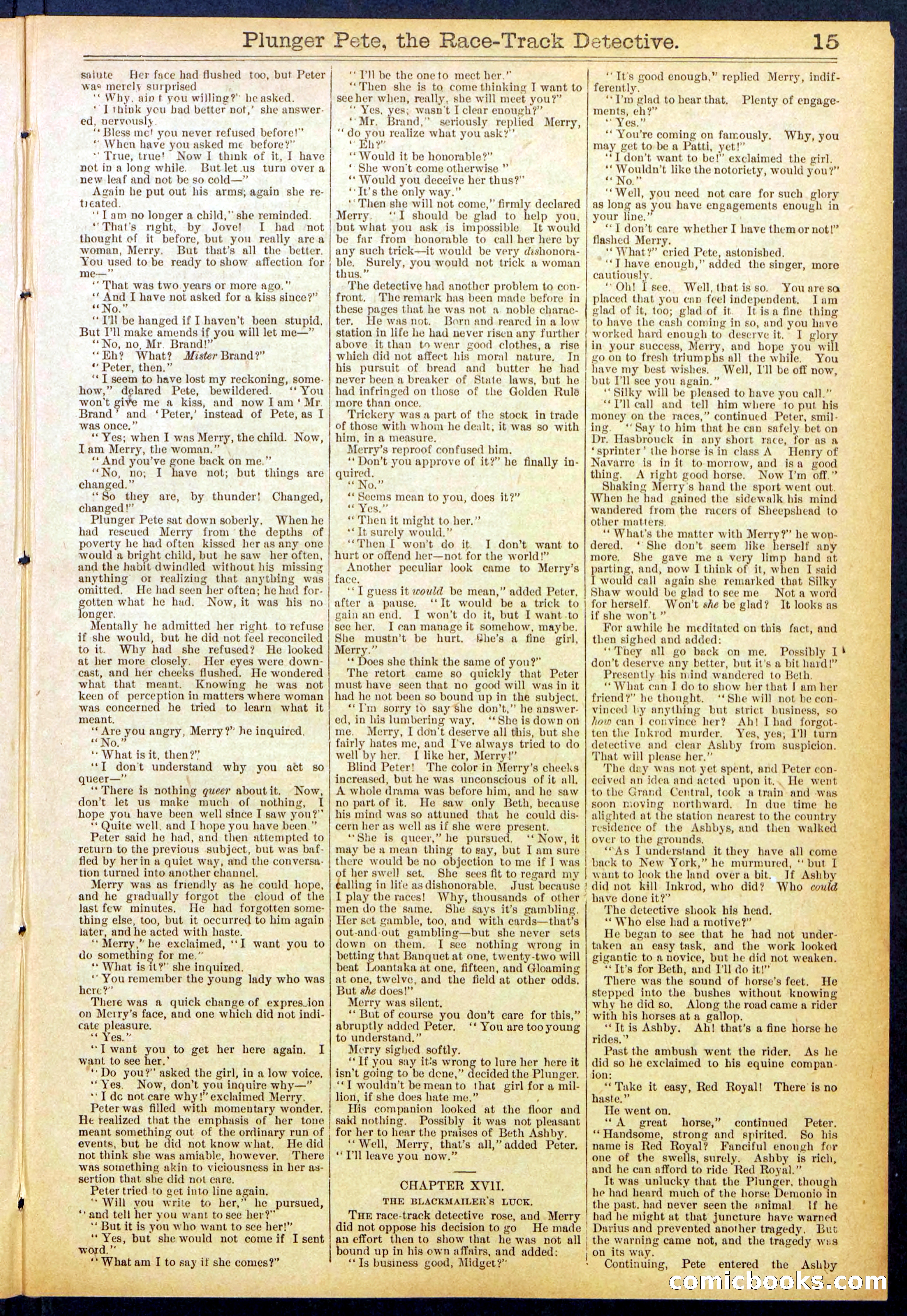 Beadle's New York Dime Library No. 790 — page 15 of 32