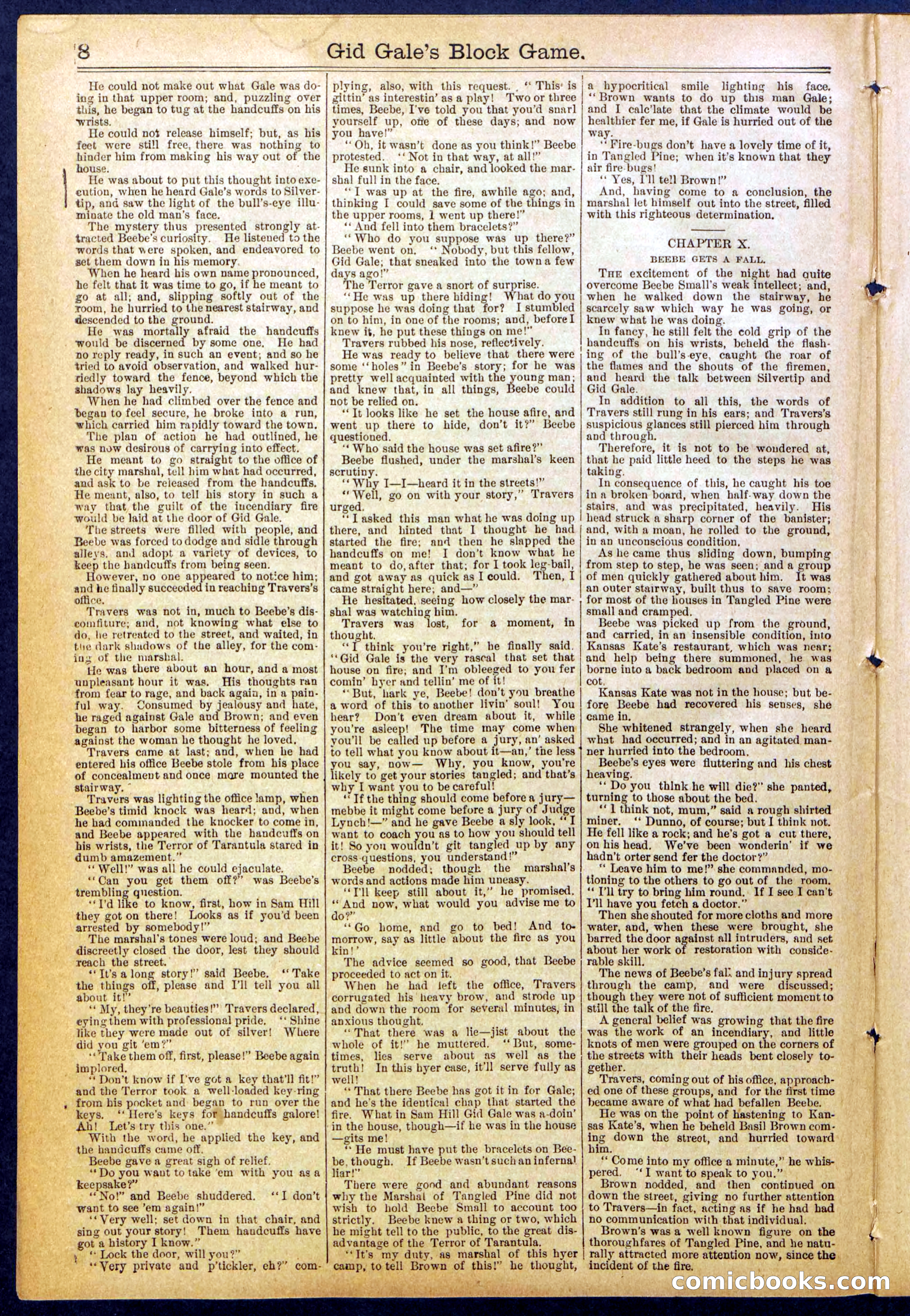 Beadle's New York Dime Library No. 832 — page 8 of 32
