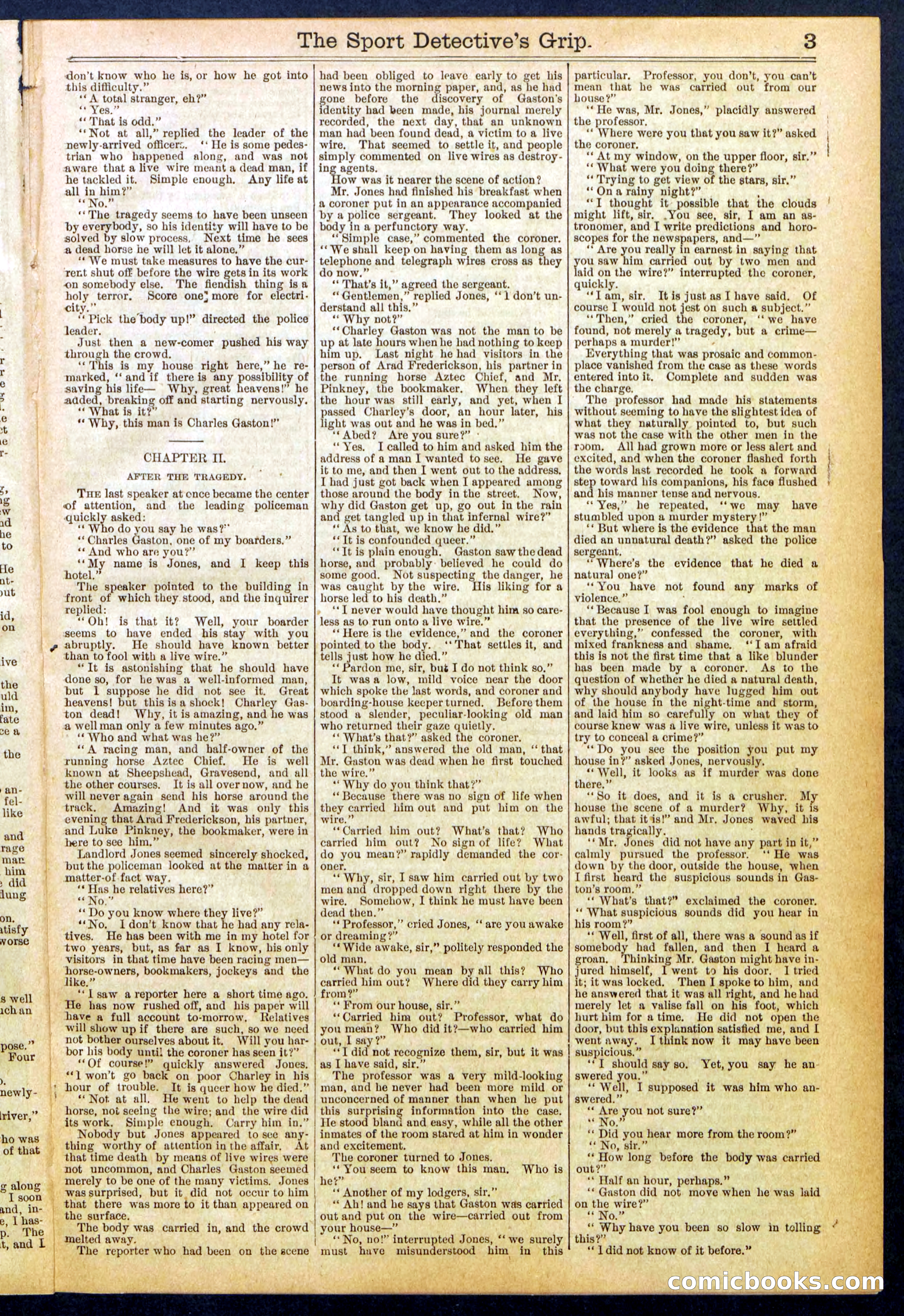 Beadle's New York Dime Library No. 833 — page 3 of 32
