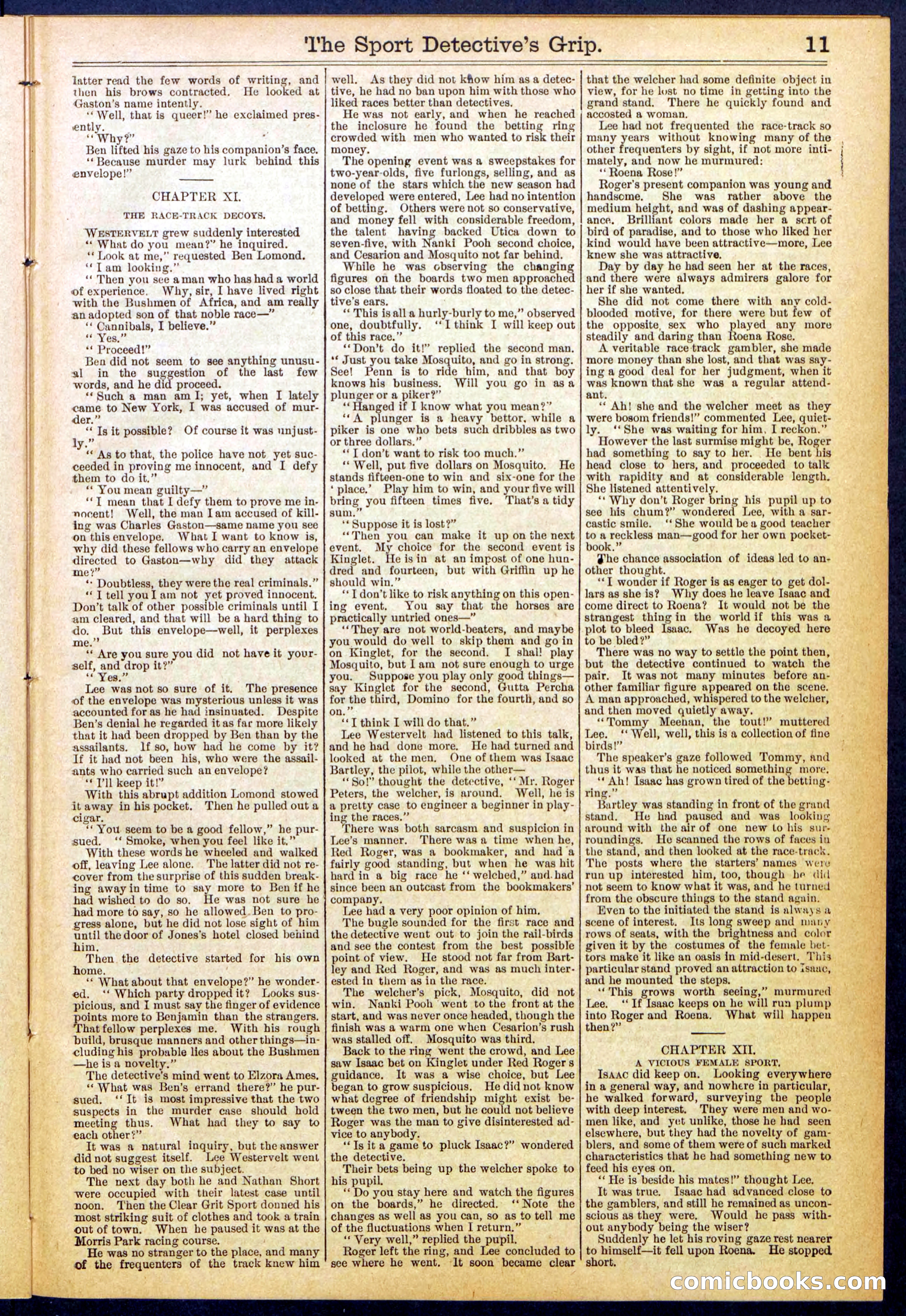 Beadle's New York Dime Library No. 833 — page 11 of 32