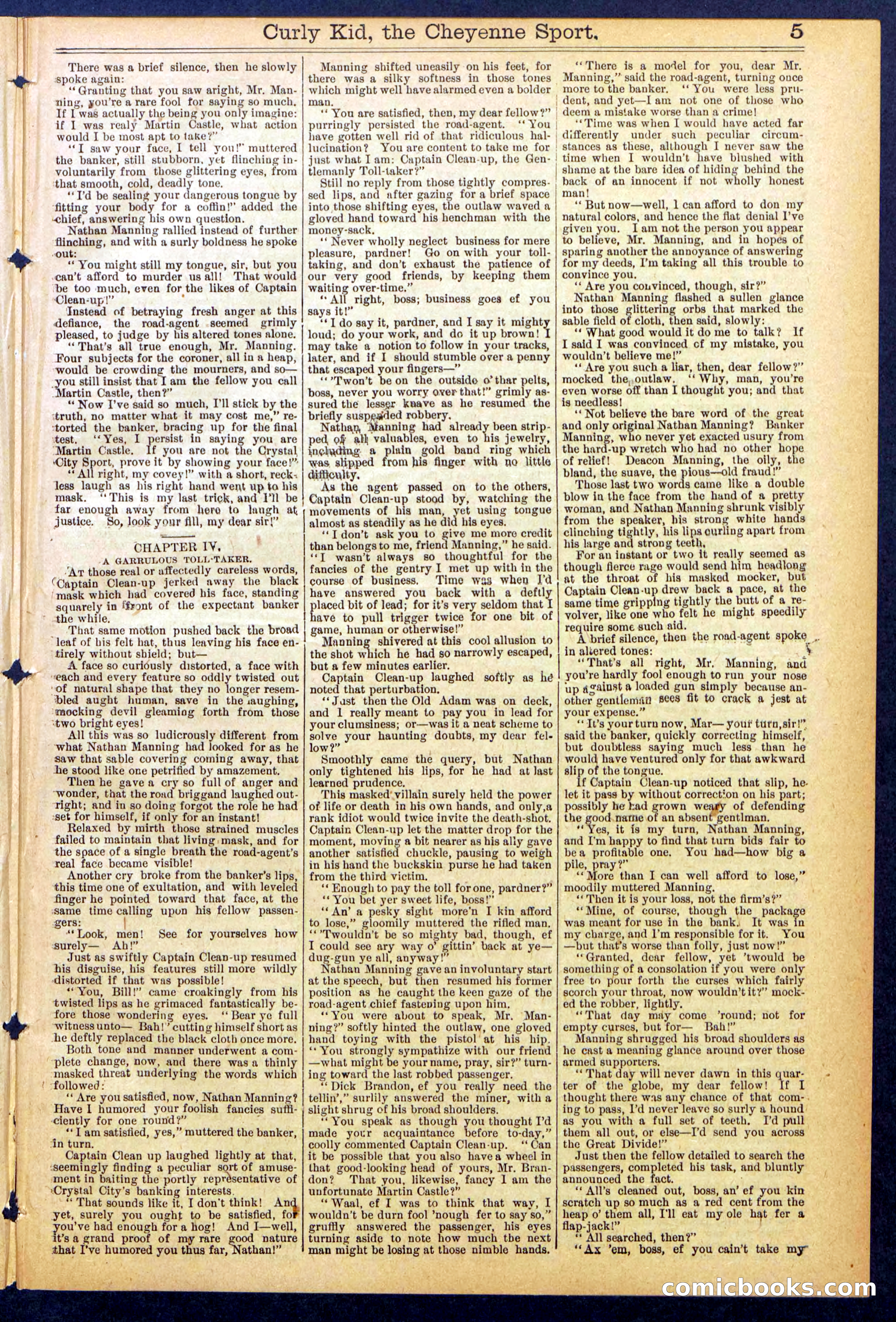 Beadle's New York Dime Library, No. 837 — page 5 of 32